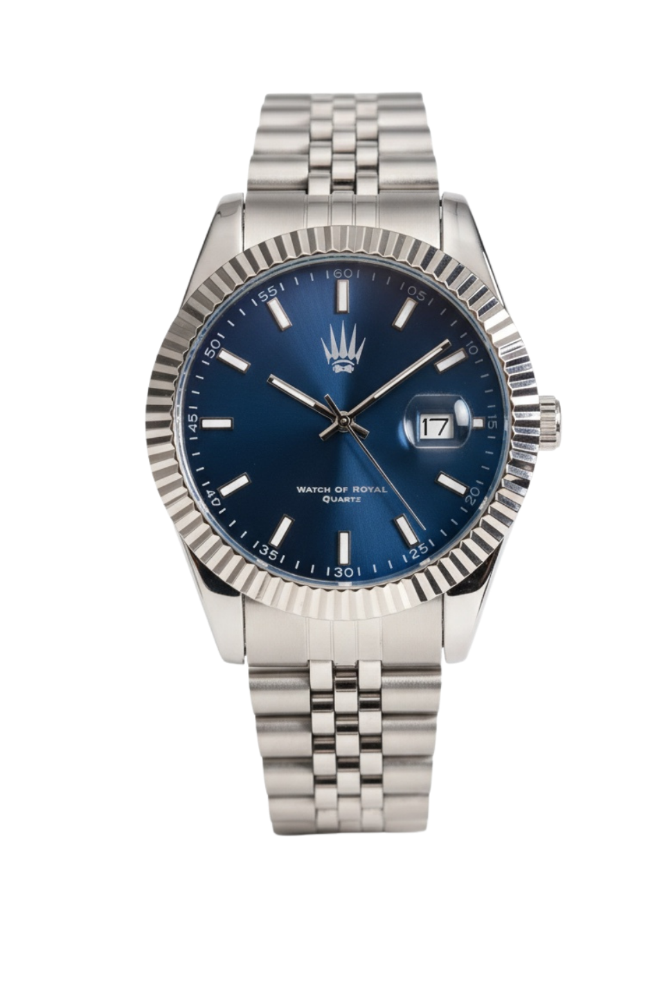 Crest Line Silver Mavi Kol SaatiKol SaatiWATCHOFROYALCrest LineCrest Line Silver Mavi Kol Saati