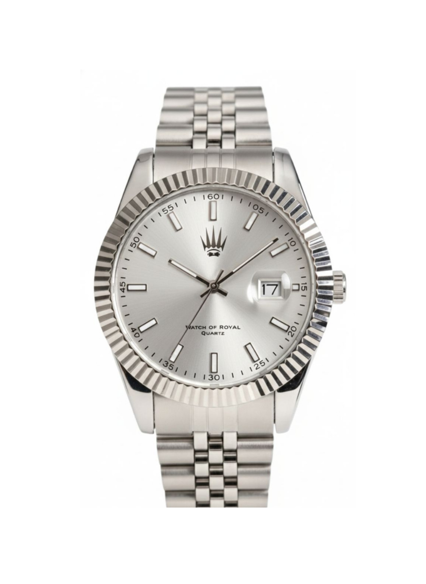 Crest Line Silver Kol SaatiKol SaatiWATCHOFROYALCrest LineCrest Line Silver Kol Saati