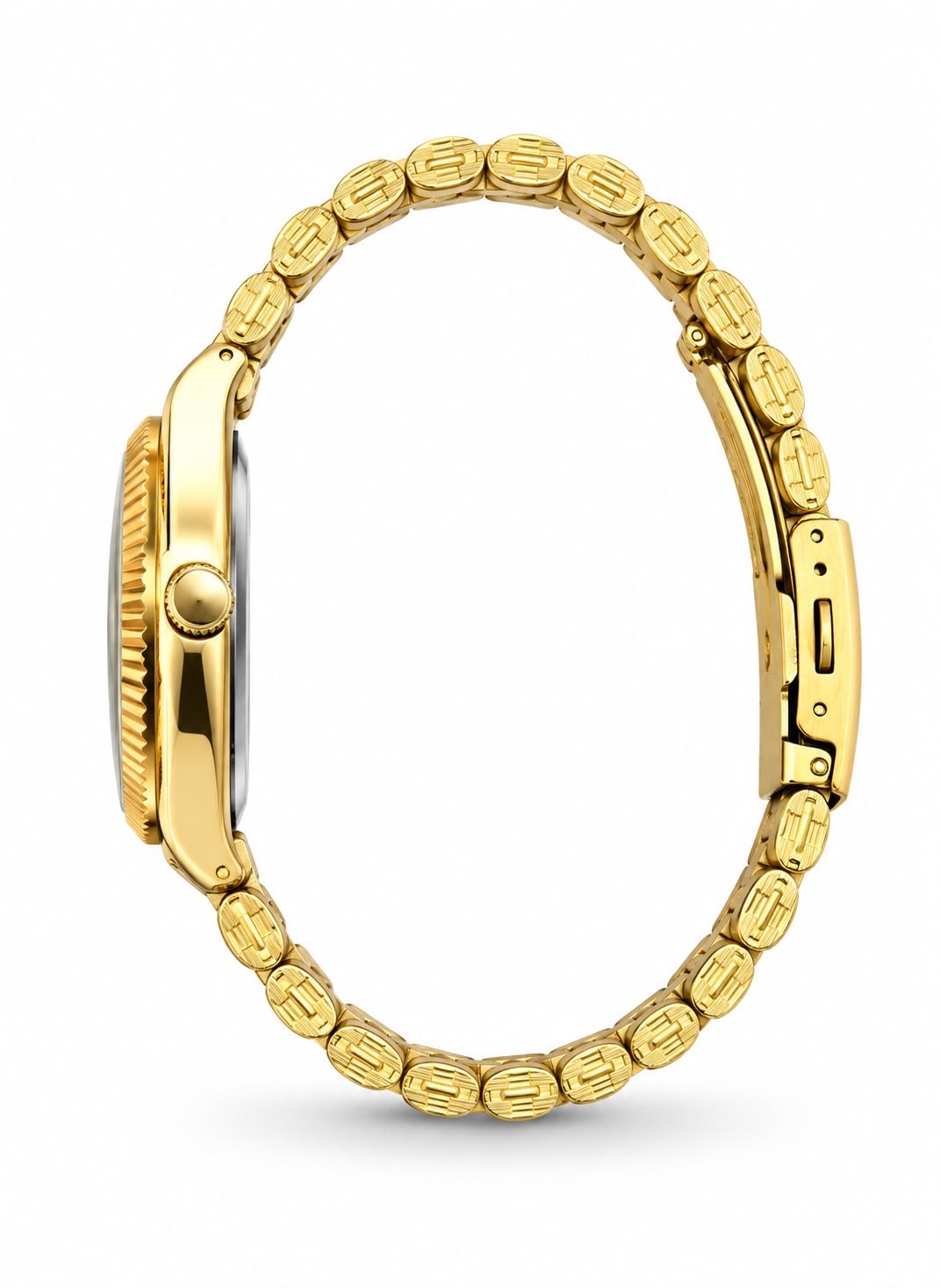 Crest Line Gold Yellow Kol Saati
