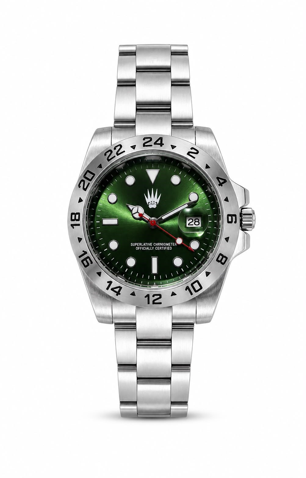 Daytrack Silver Green Çelik Kol SaatiKol SaatiWATCHOFROYALDaytrackDaytrack Silver Green Çelik Kol Saati