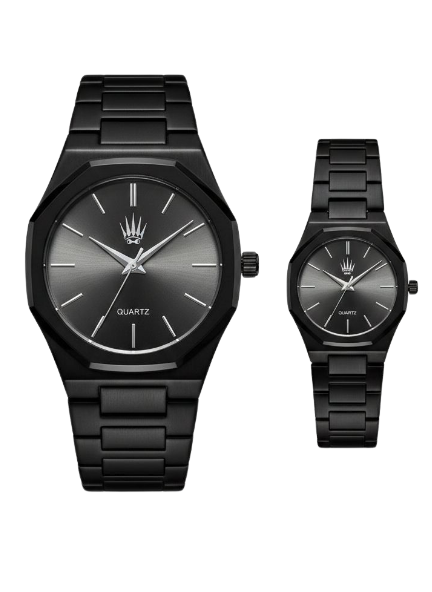 2'li Set Çift Saati Dualis Black Kol SaatiWatchesWATCHOFROYALDualis2'li Set Çift Saati Dualis Black Kol Saati