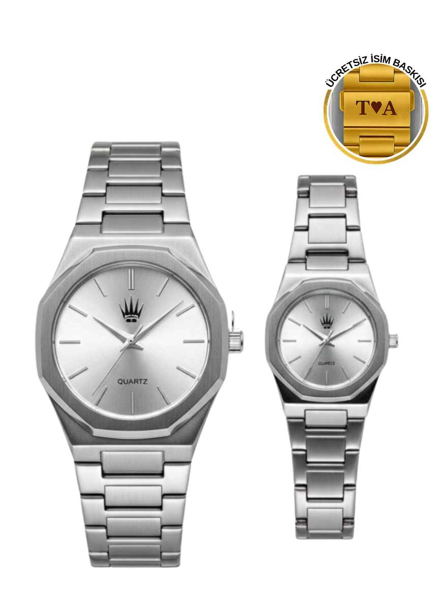 Çift Saati Dualis Silver Kol SaatiKol SaatiWATCHOFROYALDualisÇift Saati Dualis Silver Kol Saati