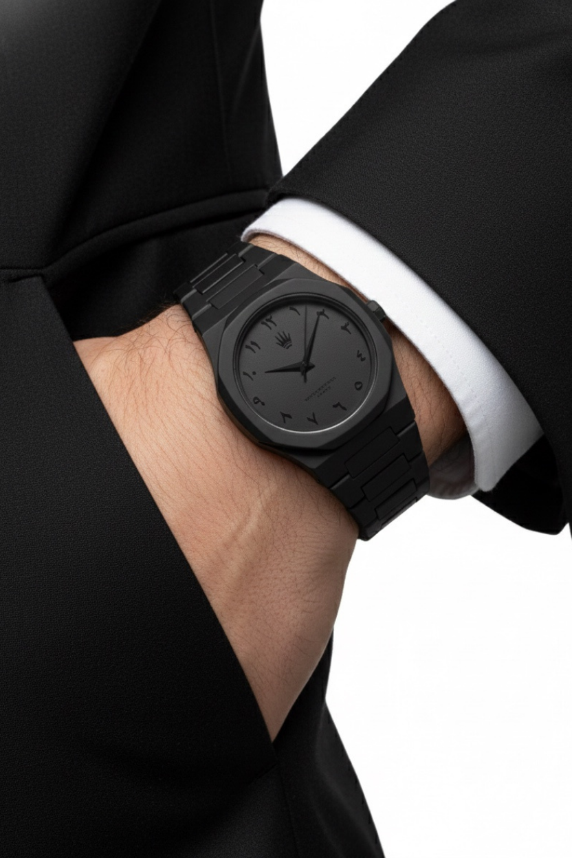 Feather The Arabic Dial Polycarbon Black Kol SaatiWatchesWATCHOFROYALFeather lineFeather The Arabic Dial Polycarbon Black Kol Saati