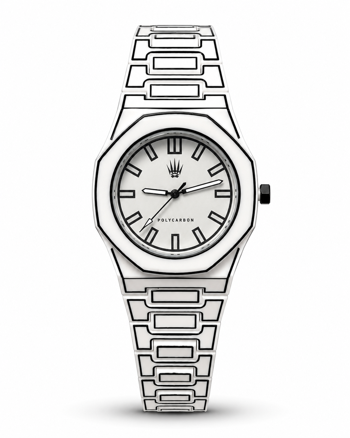 Feather Line Polycarbon White Kol SaatiWatchesWATCHOFROYALFeather lineFeather Line Polycarbon White Kol Saati