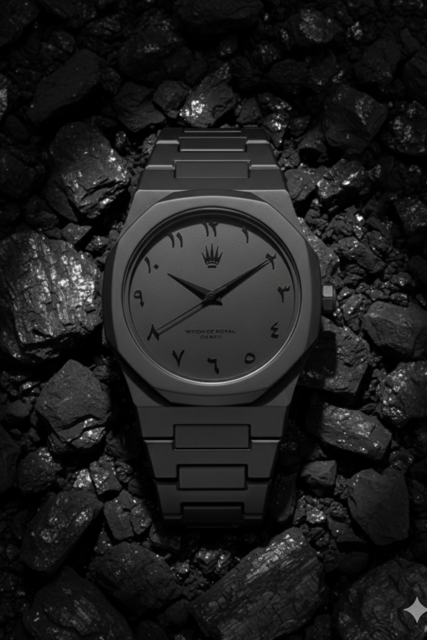 Feather The Arabic Dial Polycarbon Black Kol SaatiWatchesWATCHOFROYALFeather lineFeather The Arabic Dial Polycarbon Black Kol Saati