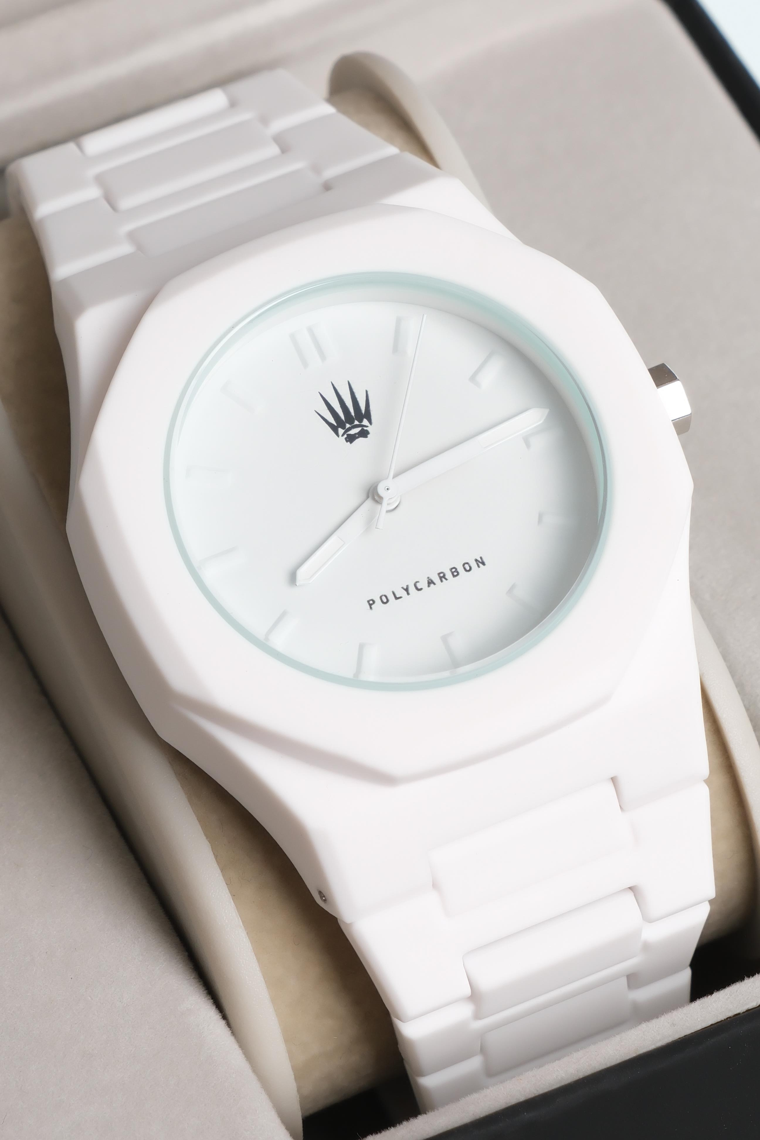 Feather Polycarbon White Kol SaatiWatchesWATCHOFROYALFeatherFeather Polycarbon White Kol Saati