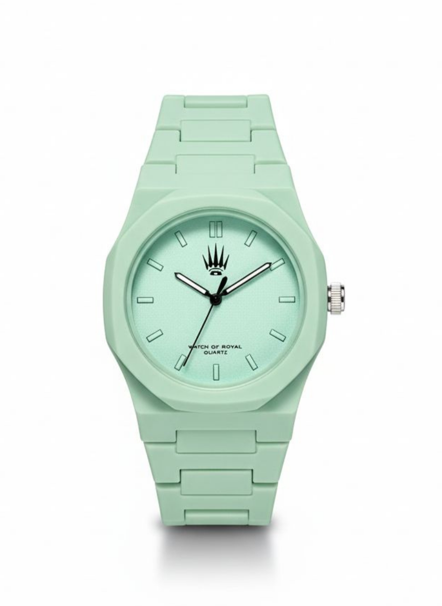 Feather Polycarbon Su yeşili Kol SaatiKol SaatiWATCHOFROYALFeatherFeather Polycarbon Su yeşili Kol Saati