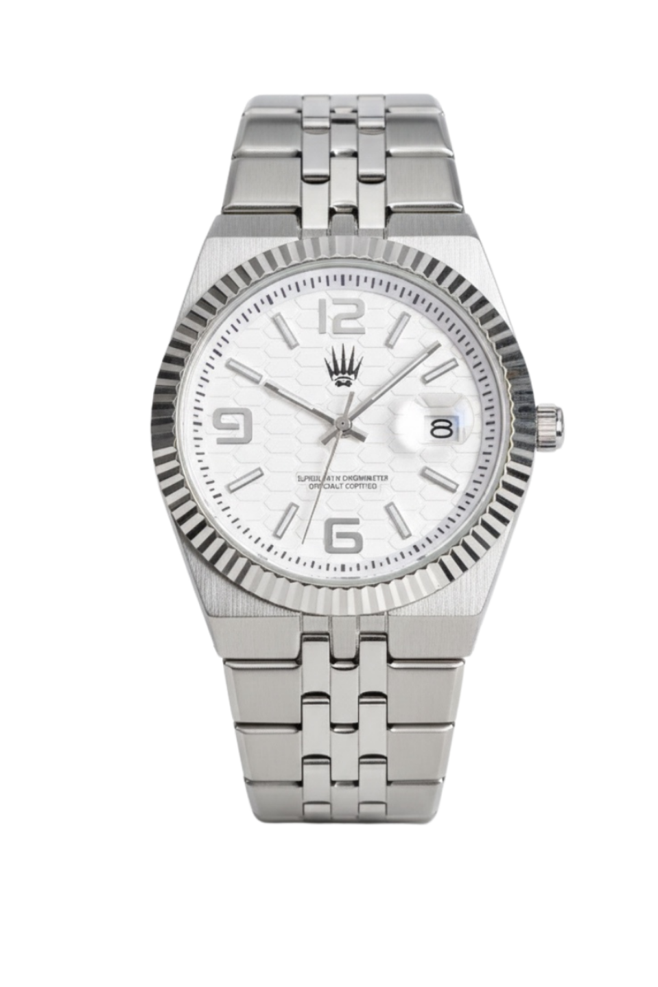 Hexora Prime Silver White Çelik Kol SaatiKol SaatiWATCHOFROYALHexora PrimeHexora Prime Silver White Çelik Kol Saati