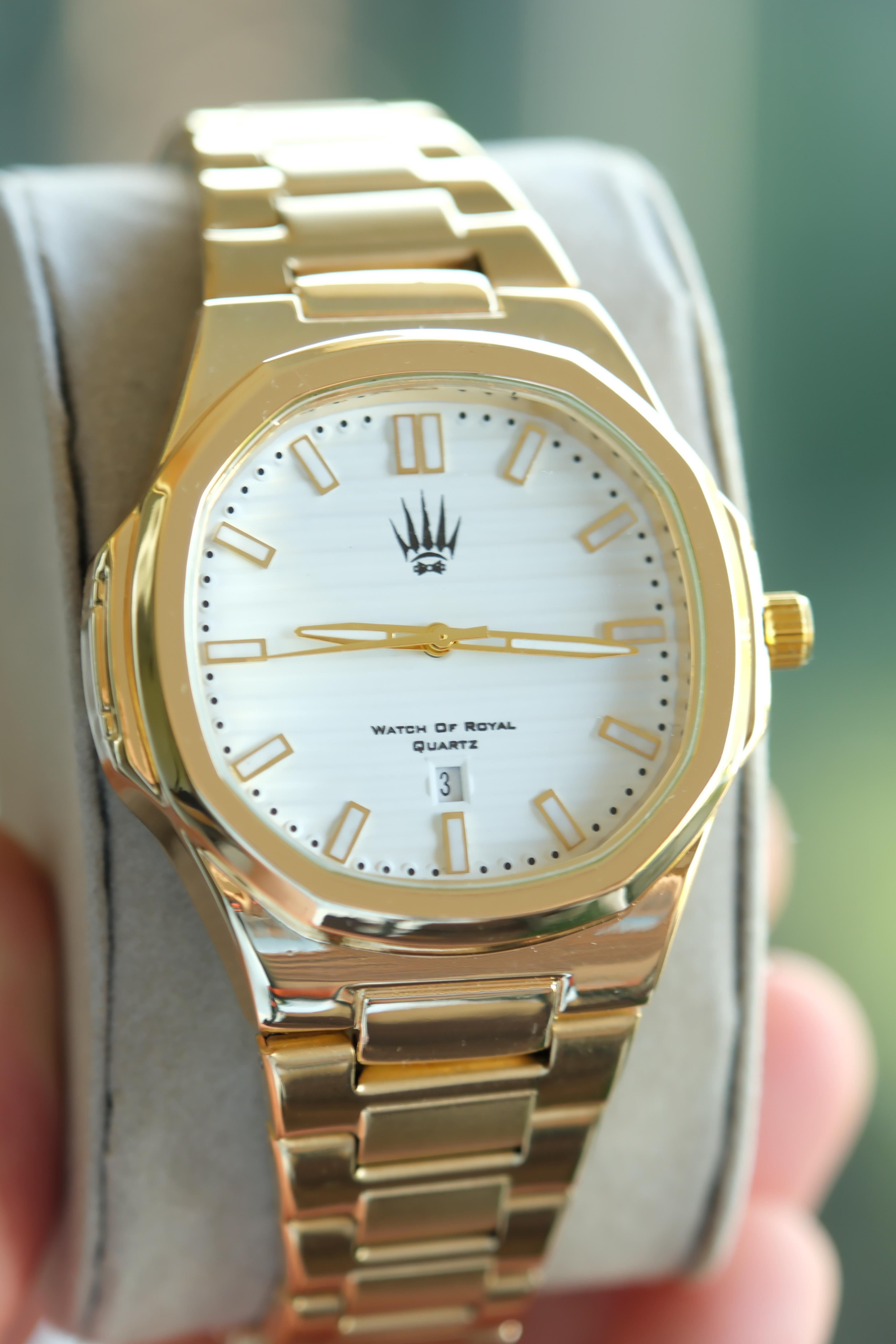 isimsiz Gold Beyaz Kol SaatiWatchesWATCHOFROYALisimsizisimsiz Gold Beyaz Kol Saati