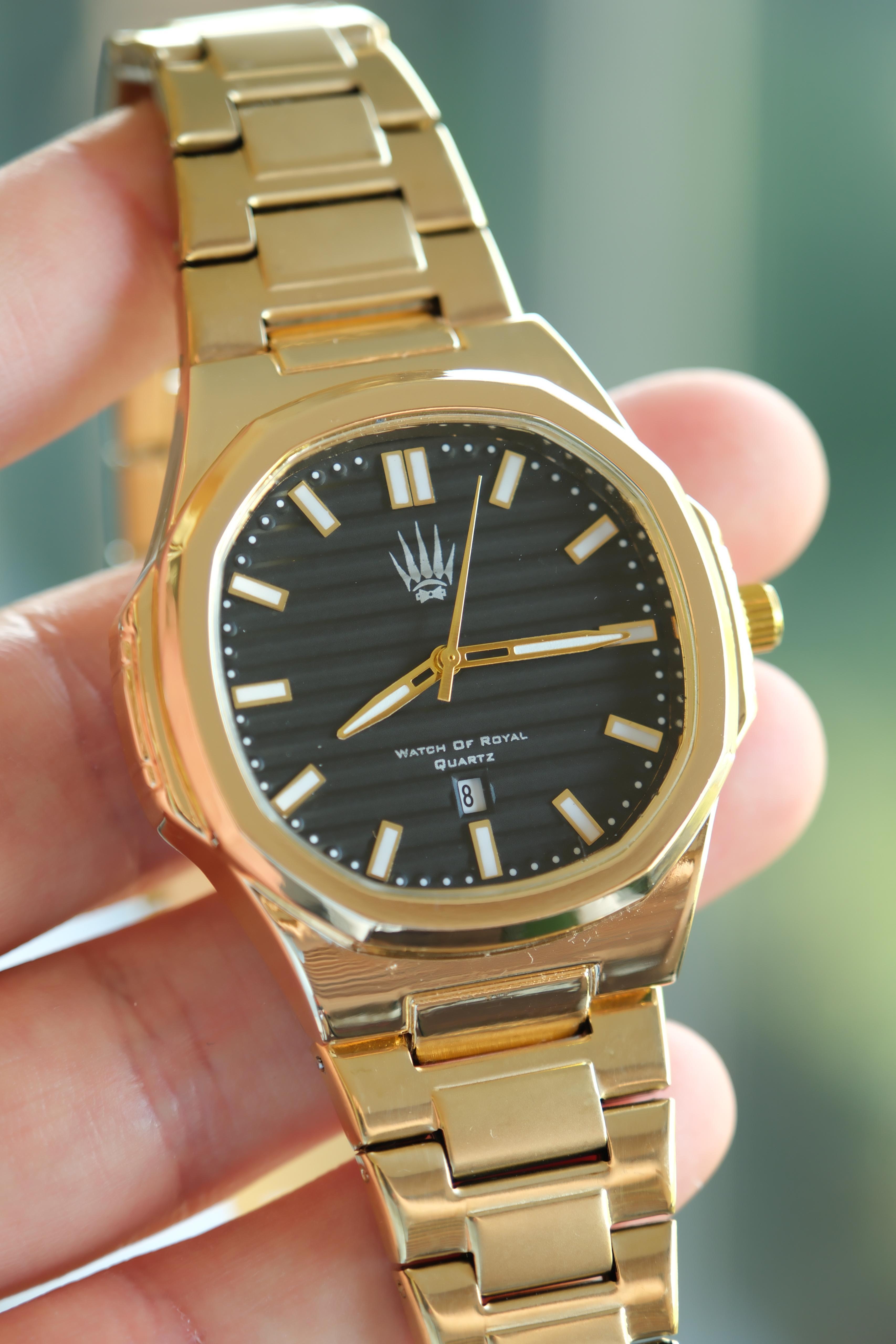 isimsiz Gold Siyah Kol SaatiWatchesWATCHOFROYALisimsizisimsiz Gold Siyah Kol Saati