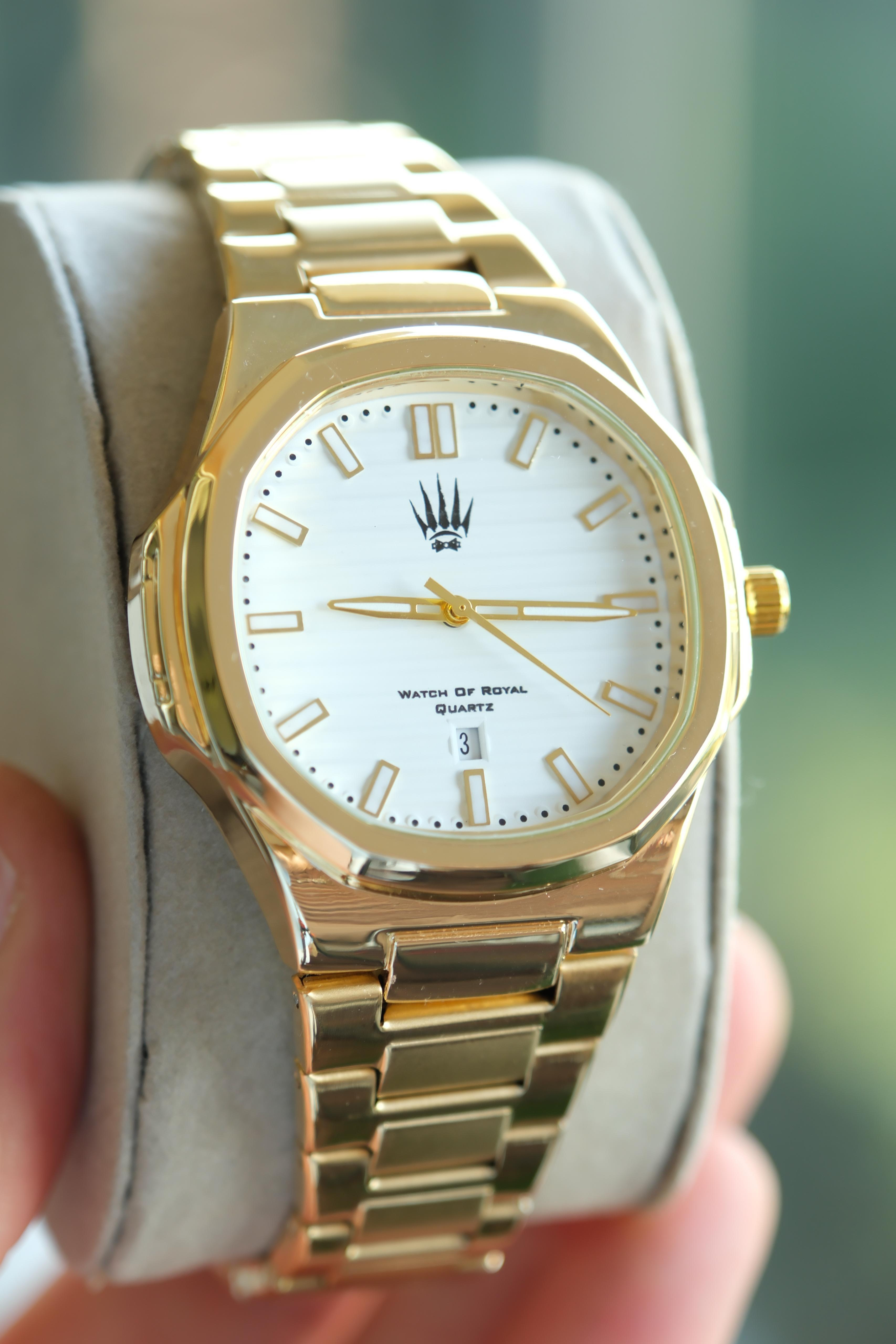 isimsiz Gold Beyaz Kol SaatiWatchesWATCHOFROYALisimsizisimsiz Gold Beyaz Kol Saati