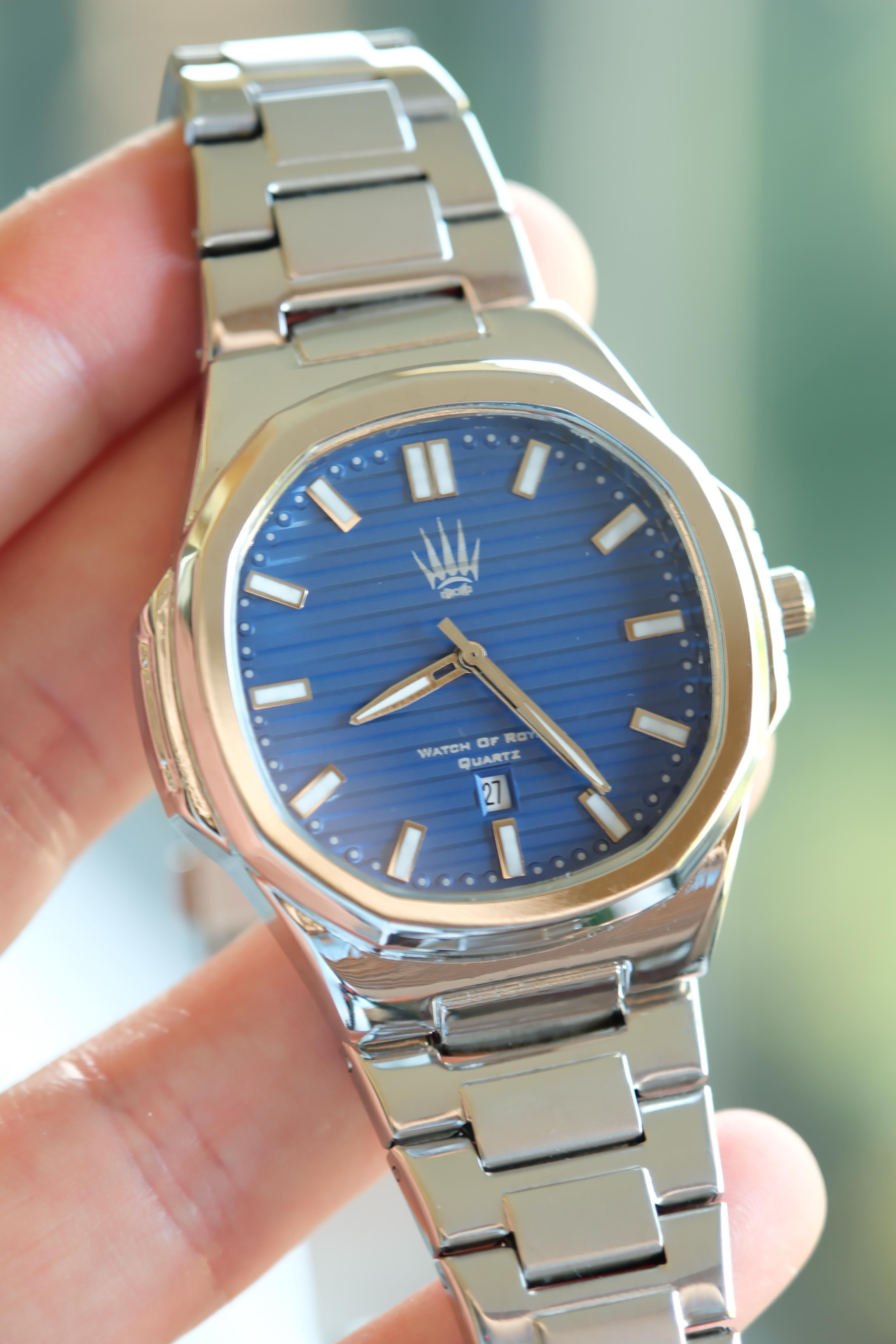 isimsiz Silver Mavi Kol SaatiWatchesWATCHOFROYALisimsizisimsiz Silver Mavi Kol Saati