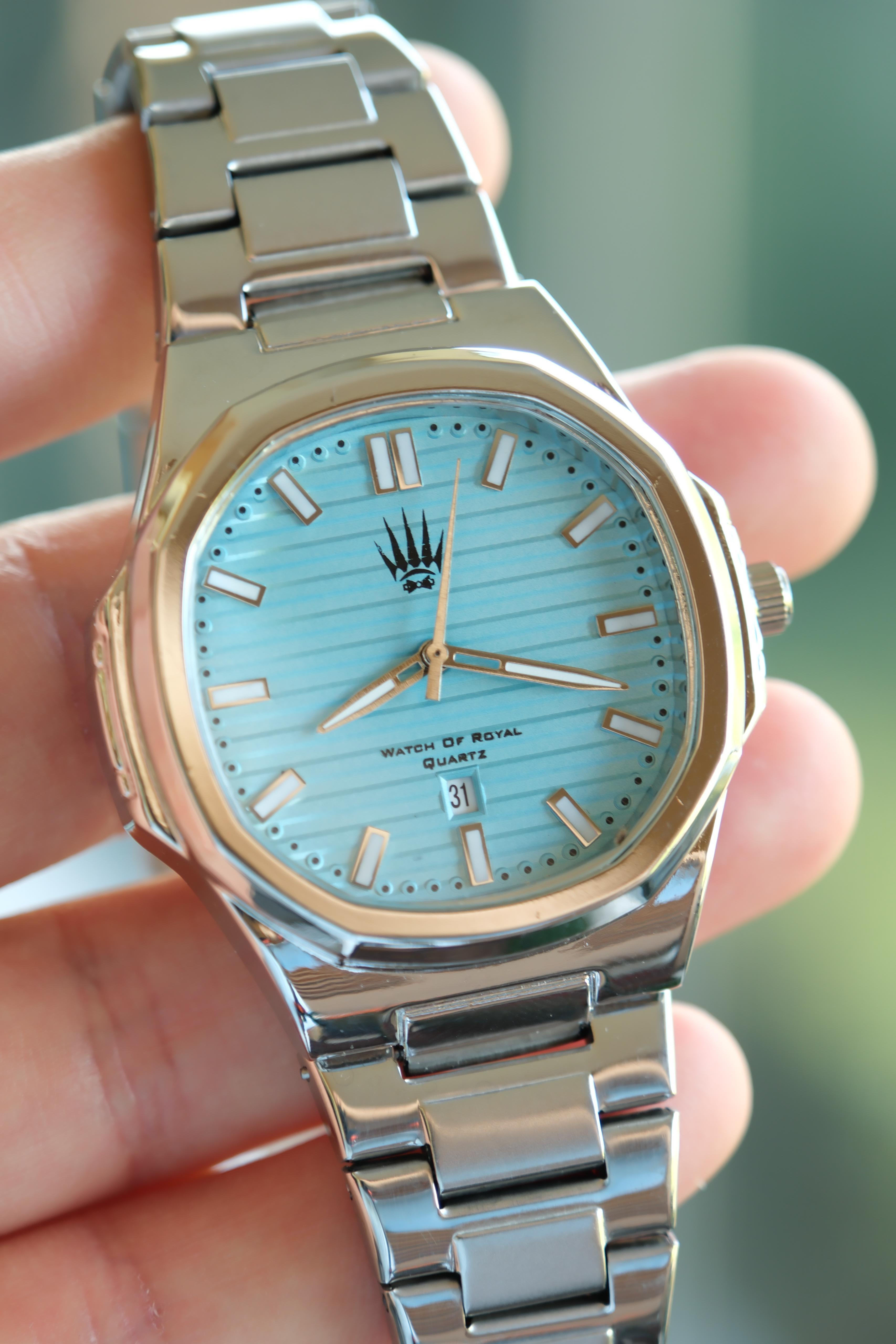 isimsiz Silver Turkuaz Kol SaatiWatchesWATCHOFROYALisimsizisimsiz Silver Turkuaz Kol Saati