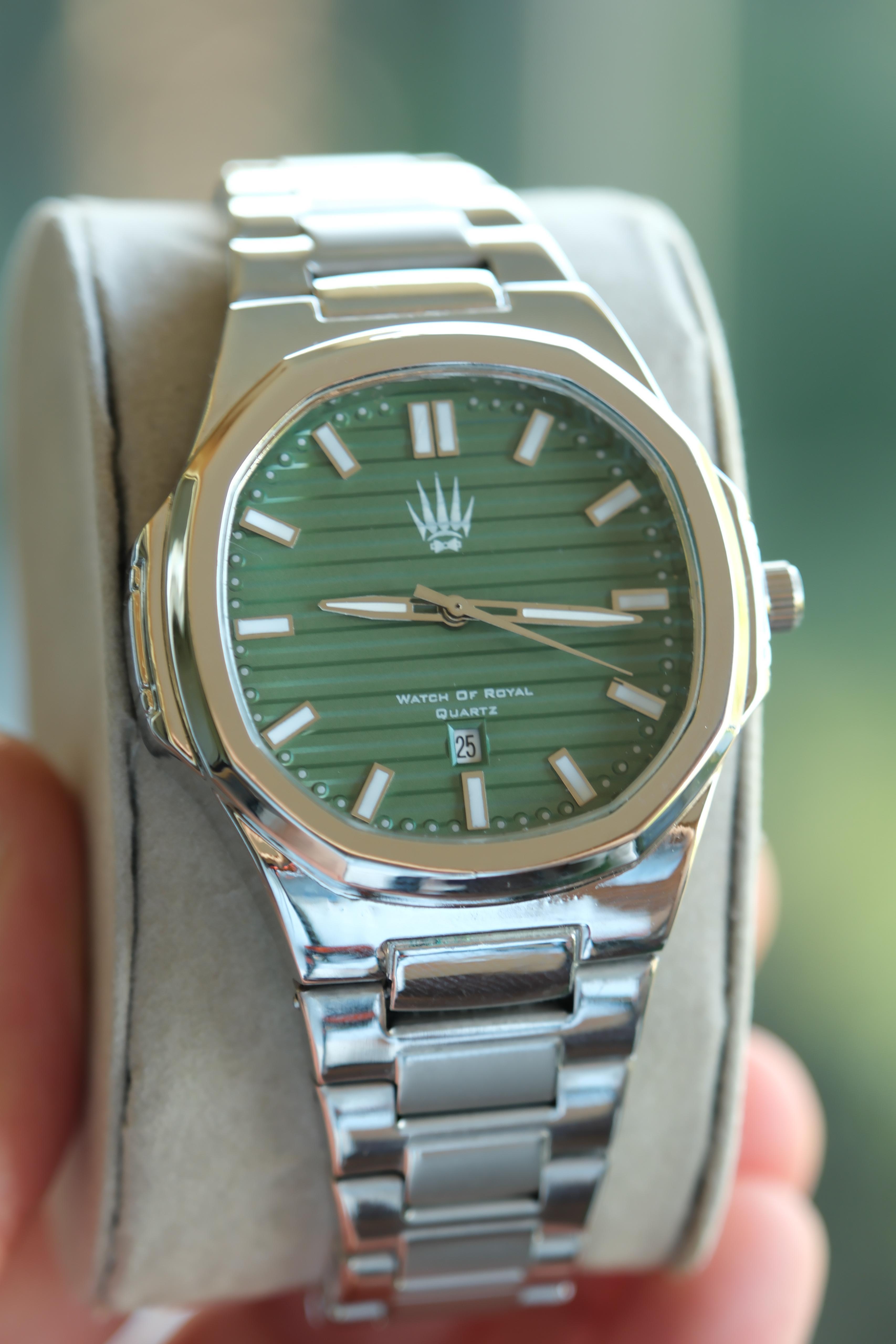 isimsiz Silver Yeşil Kol SaatiWatchesWATCHOFROYALisimsizisimsiz Silver Yeşil Kol Saati