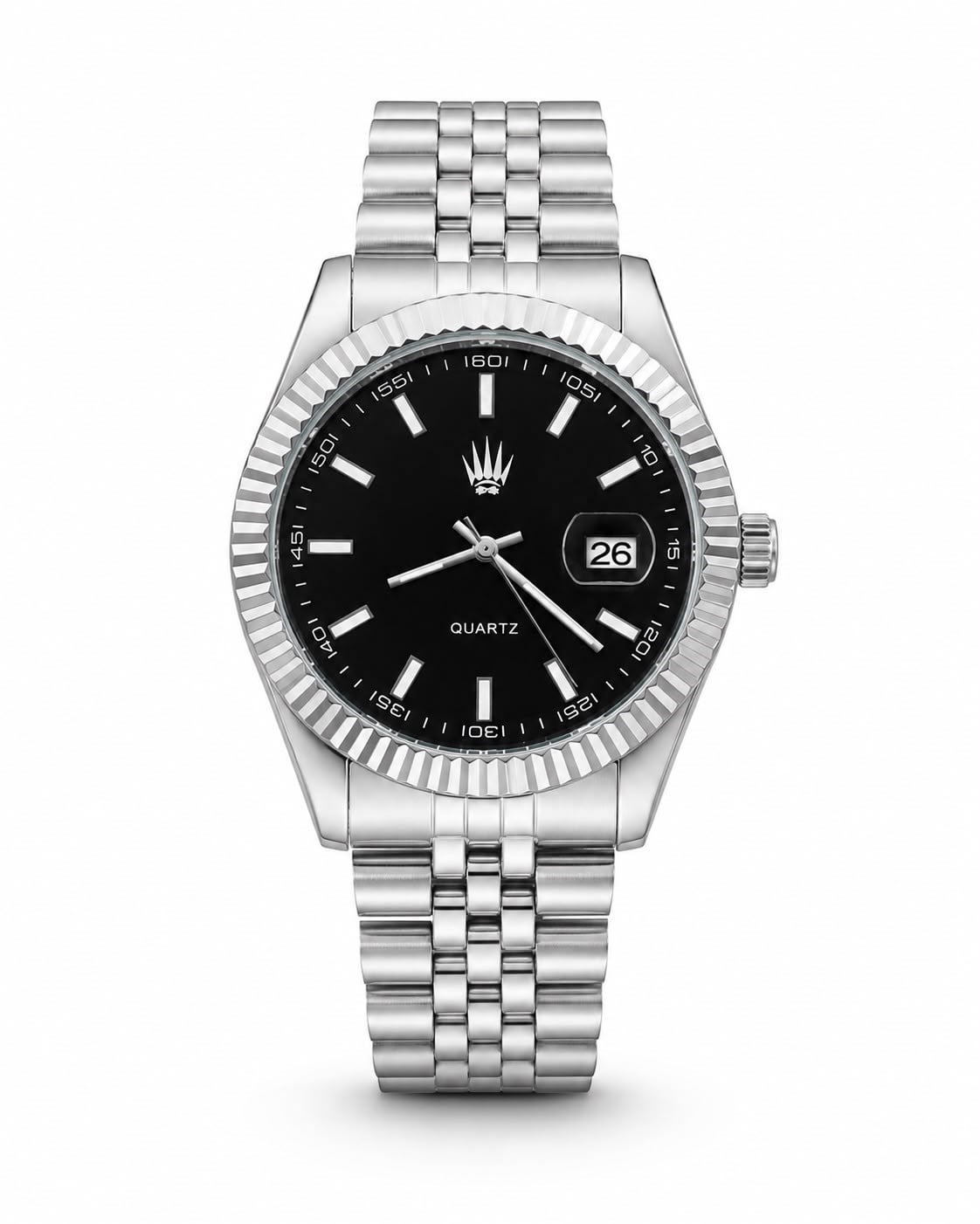 Kaelor Silver Black Çelik Kol SaatiKol SaatiWATCHOFROYALKaelorKaelor Silver Black Çelik Kol Saati