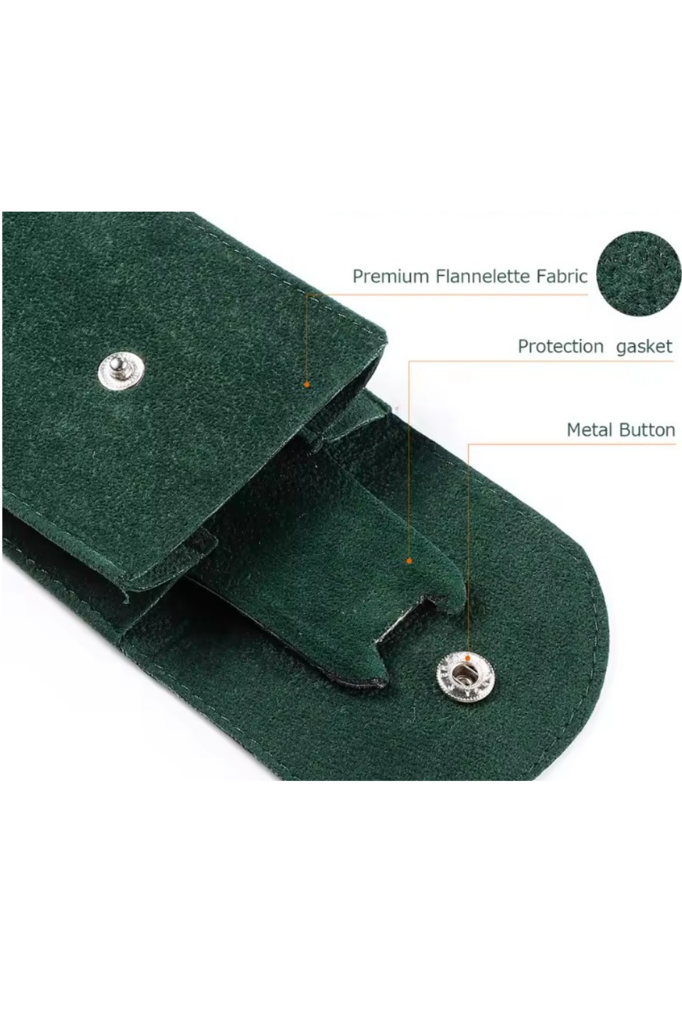 Yeşil Kadife Saat KesesiWatchesWATCHOFROYALkeseYeşil Kadife Saat Kesesi