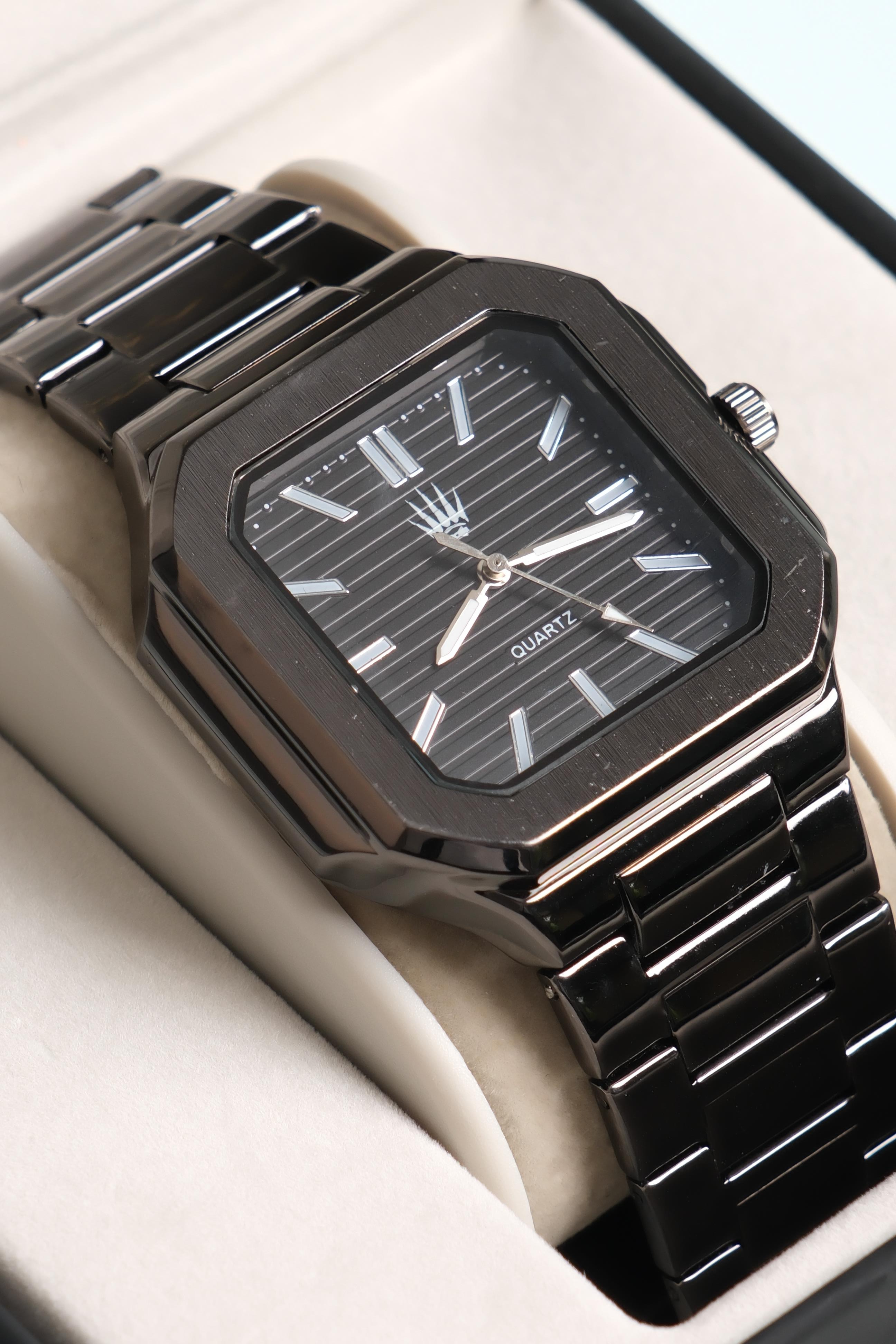 Kratos Black Çelik Kol SaatiWatchesWATCHOFROYALKratosKratos Black Çelik Kol Saati