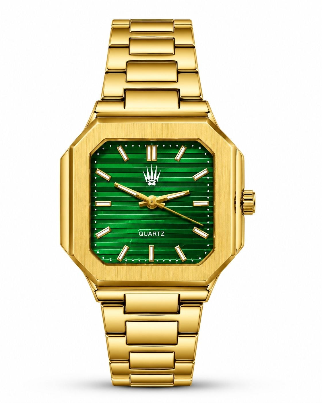 Kratos Gold Green Çelik Kol SaatiKol SaatiWATCHOFROYALKratosKratos Gold Green Çelik Kol Saati