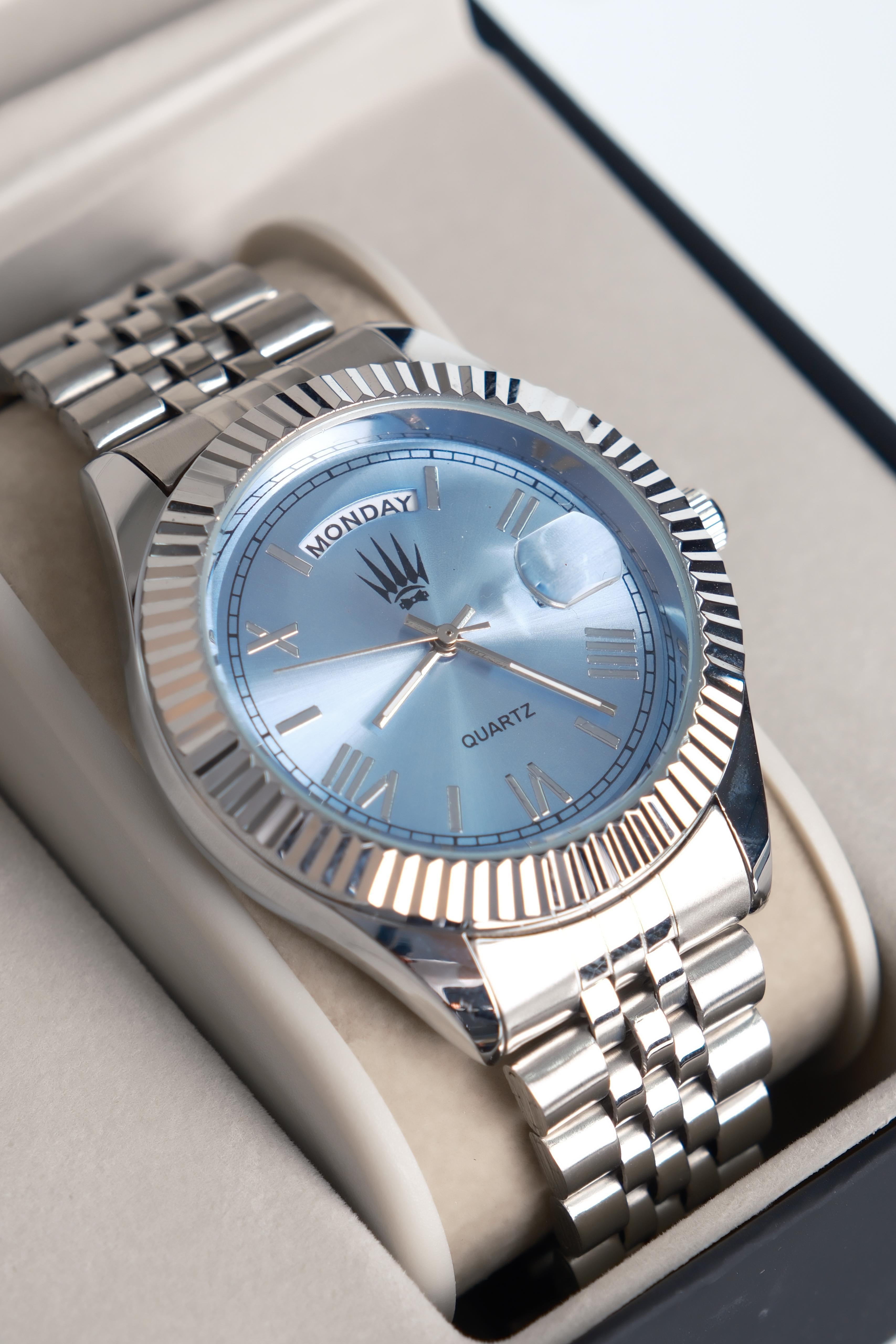 Lumen Romanum Silver Mavi Kol SaatiKol SaatiWATCHOFROYALLumen RomanumLumen Romanum Silver Mavi Kol Saati