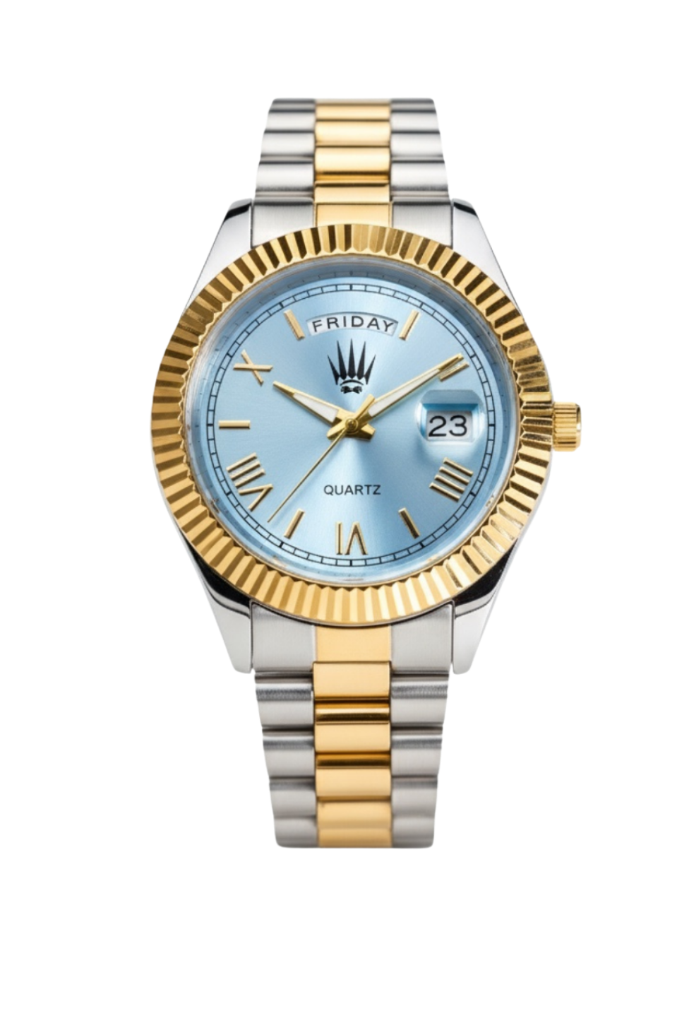 Lumen Romanum Silver Gold Mavi Kol SaatiKol SaatiWATCHOFROYALLumen RomanumLumen Romanum Silver Gold Mavi Kol Saati