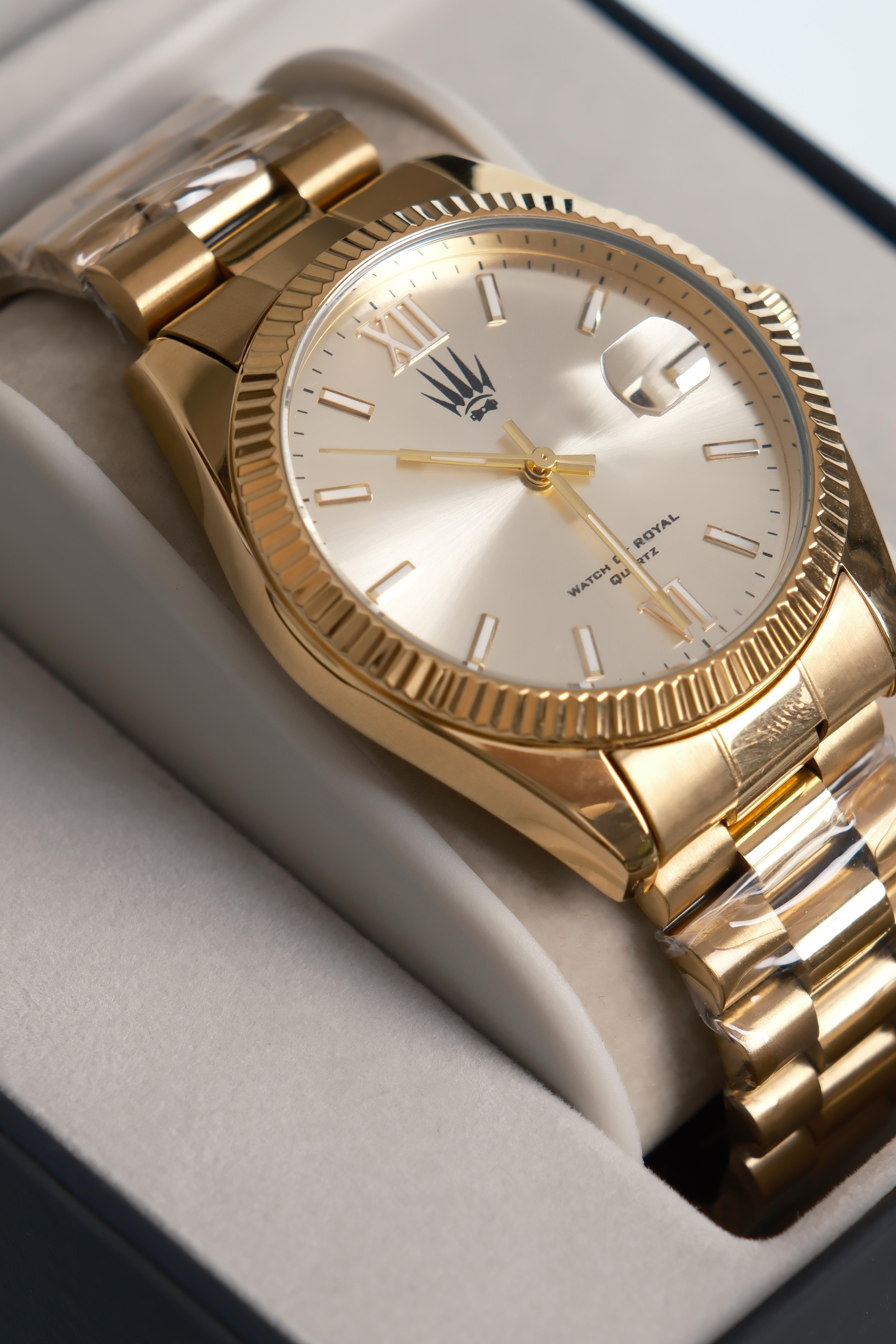 Mariner Gold Çelik Kol SaatiWatchesWATCHOFROYALMarinerMariner Gold Çelik Kol Saati