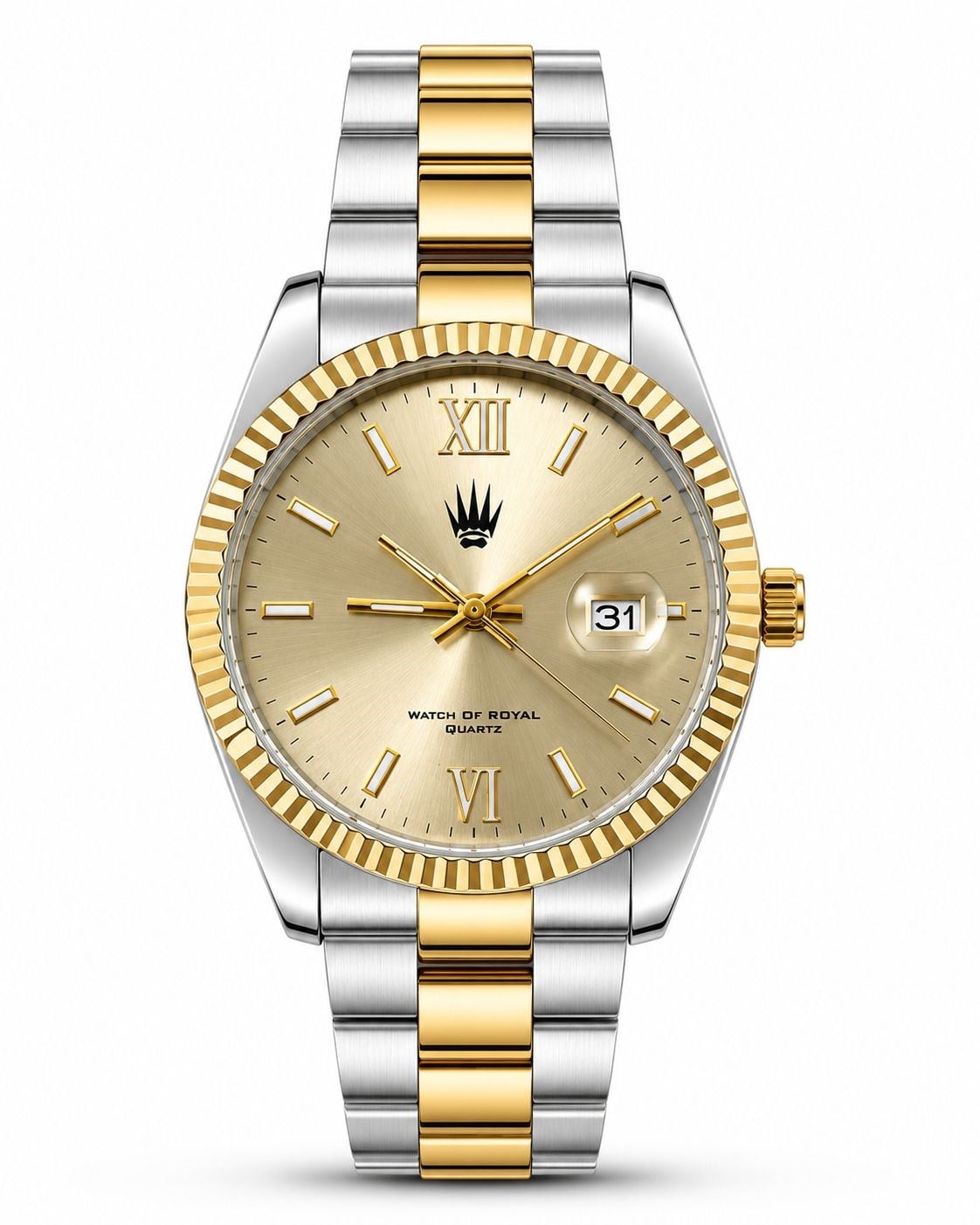 Mariner Lux Silver Gold Çelik Kol SaatiKol SaatiWATCHOFROYALMarinerMariner Lux Silver Gold Çelik Kol Saati