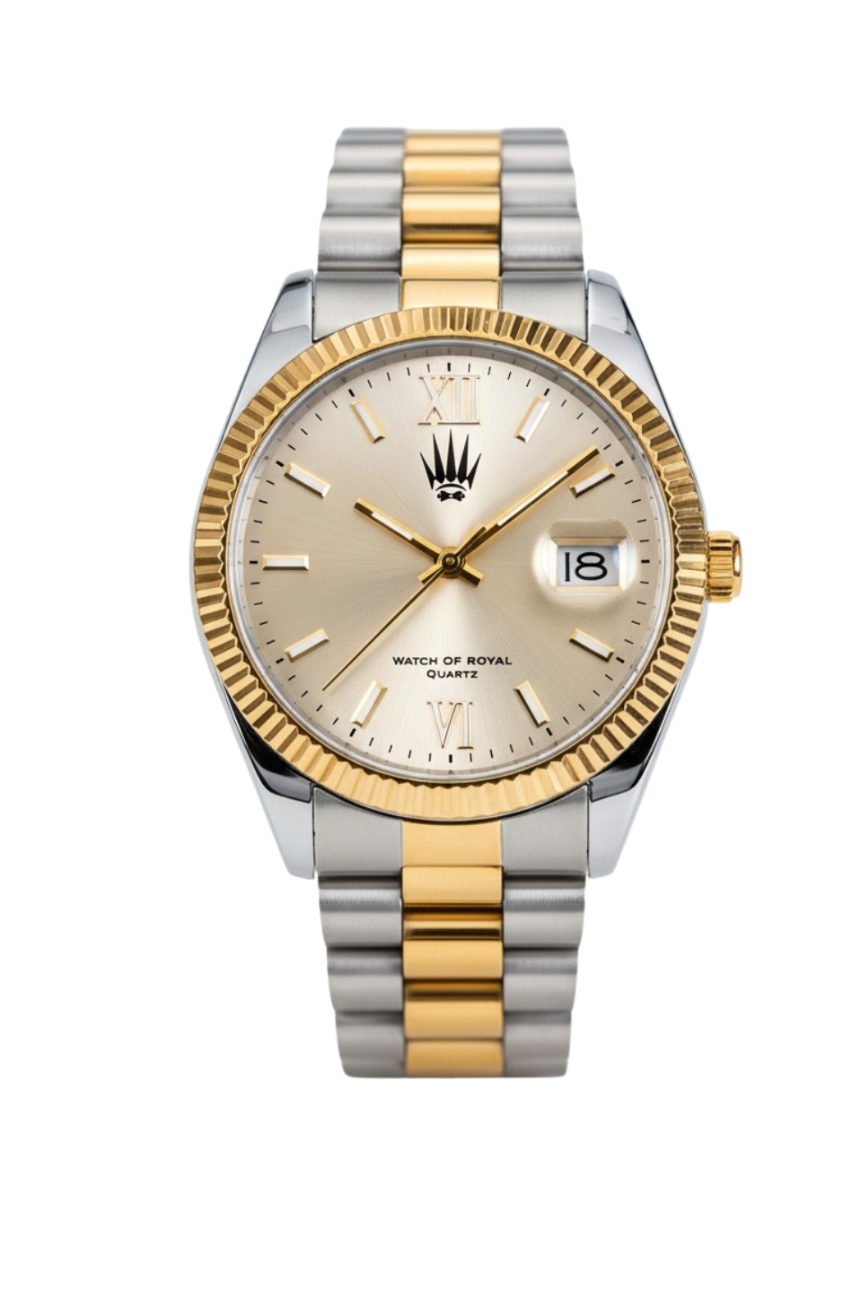 Mariner Silver Gold Çelik Kol SaatiWatchesWATCHOFROYALMarinerMariner Silver Gold Çelik Kol Saati