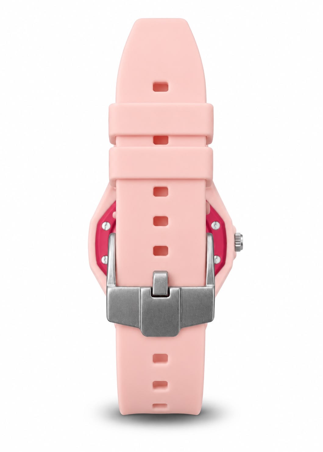 Mivaro Time Pink Slikon Askılı AKsesuar Kol Saati