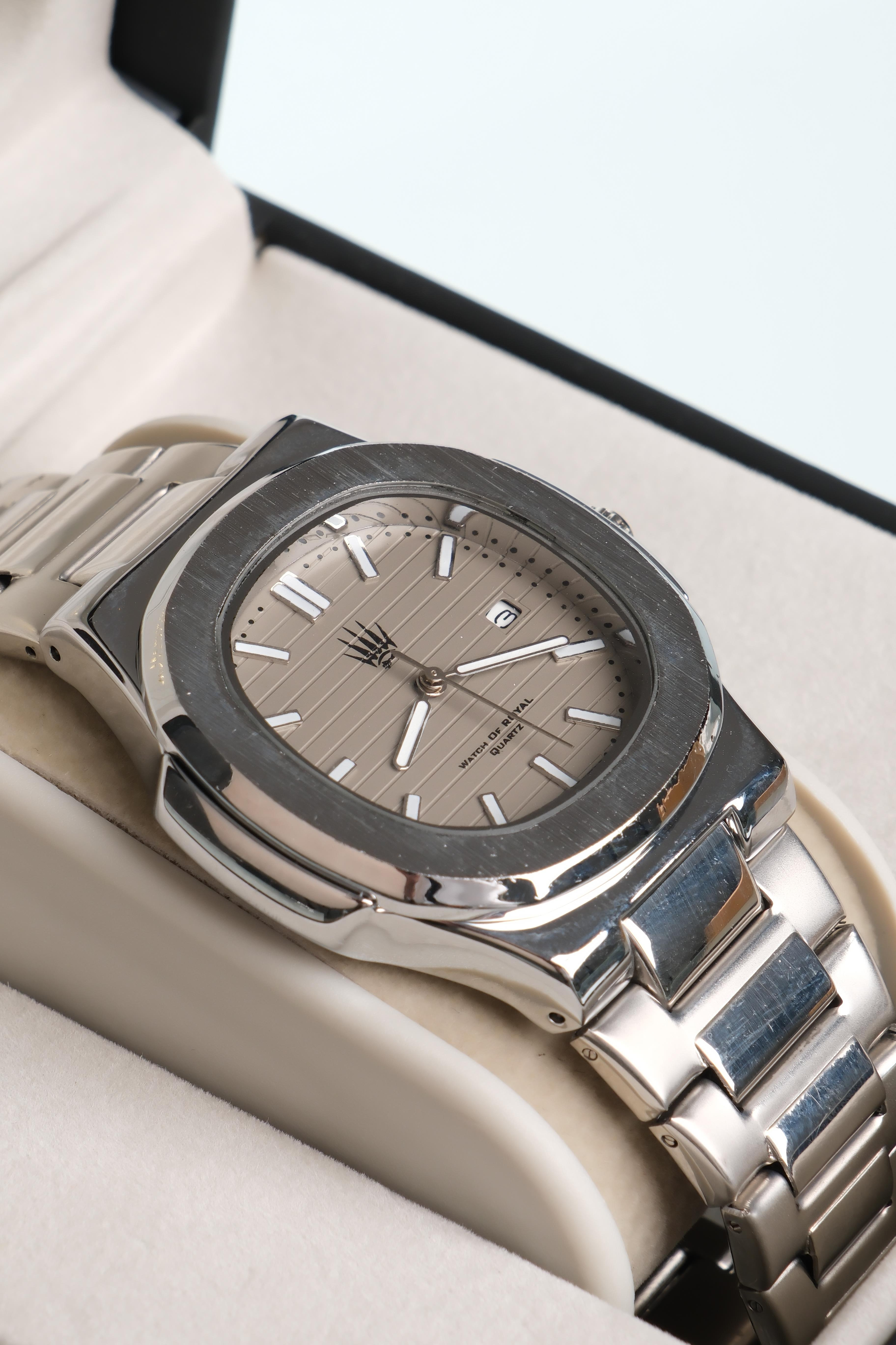 Nautilus Silver Bej Kol SaatiKol SaatiWATCHOFROYALNautilusNautilus Silver Bej Kol Saati