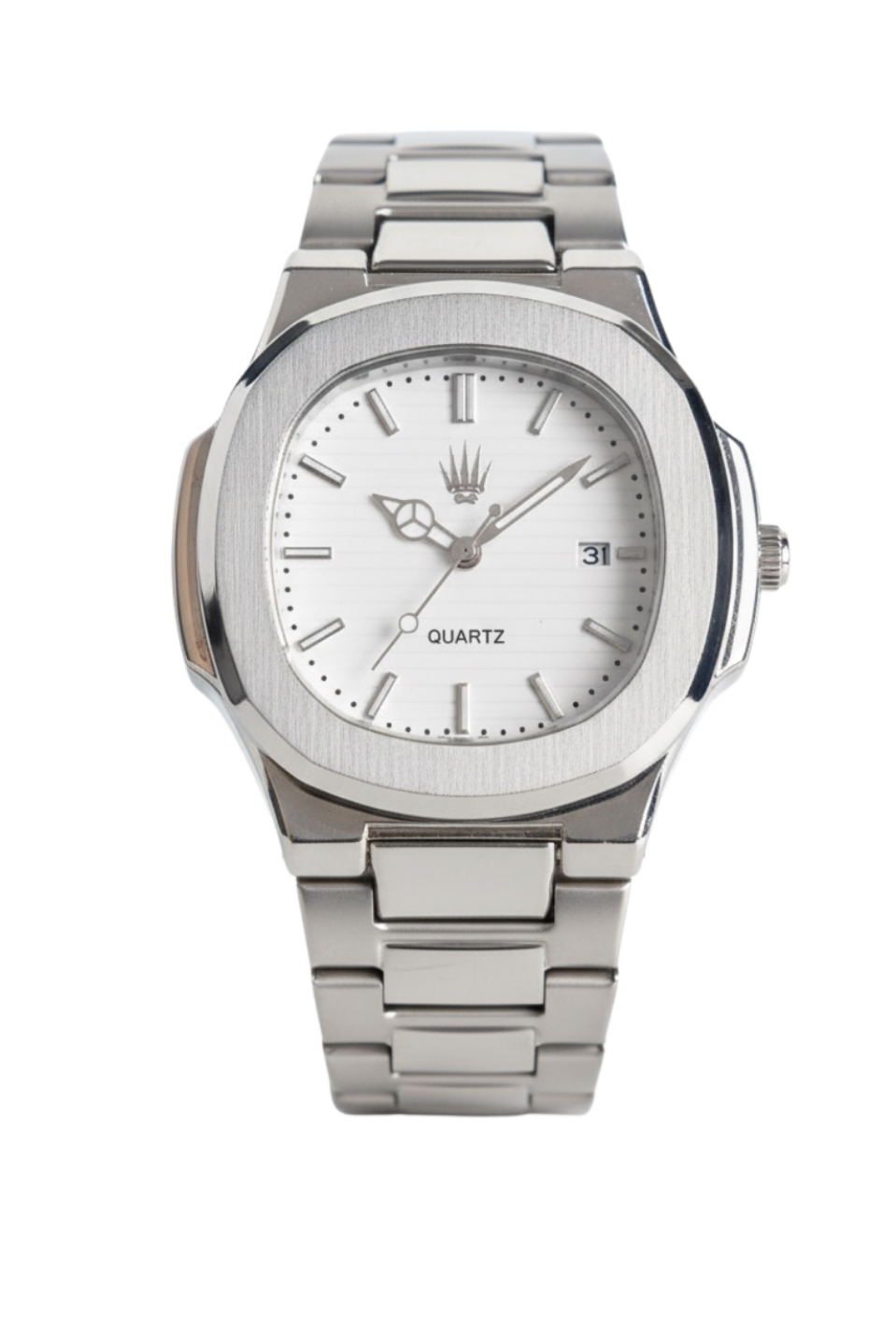Nautilus Silver White Kol SaatiWatchesWATCHOFROYALNautilusNautilus Silver White Kol Saati