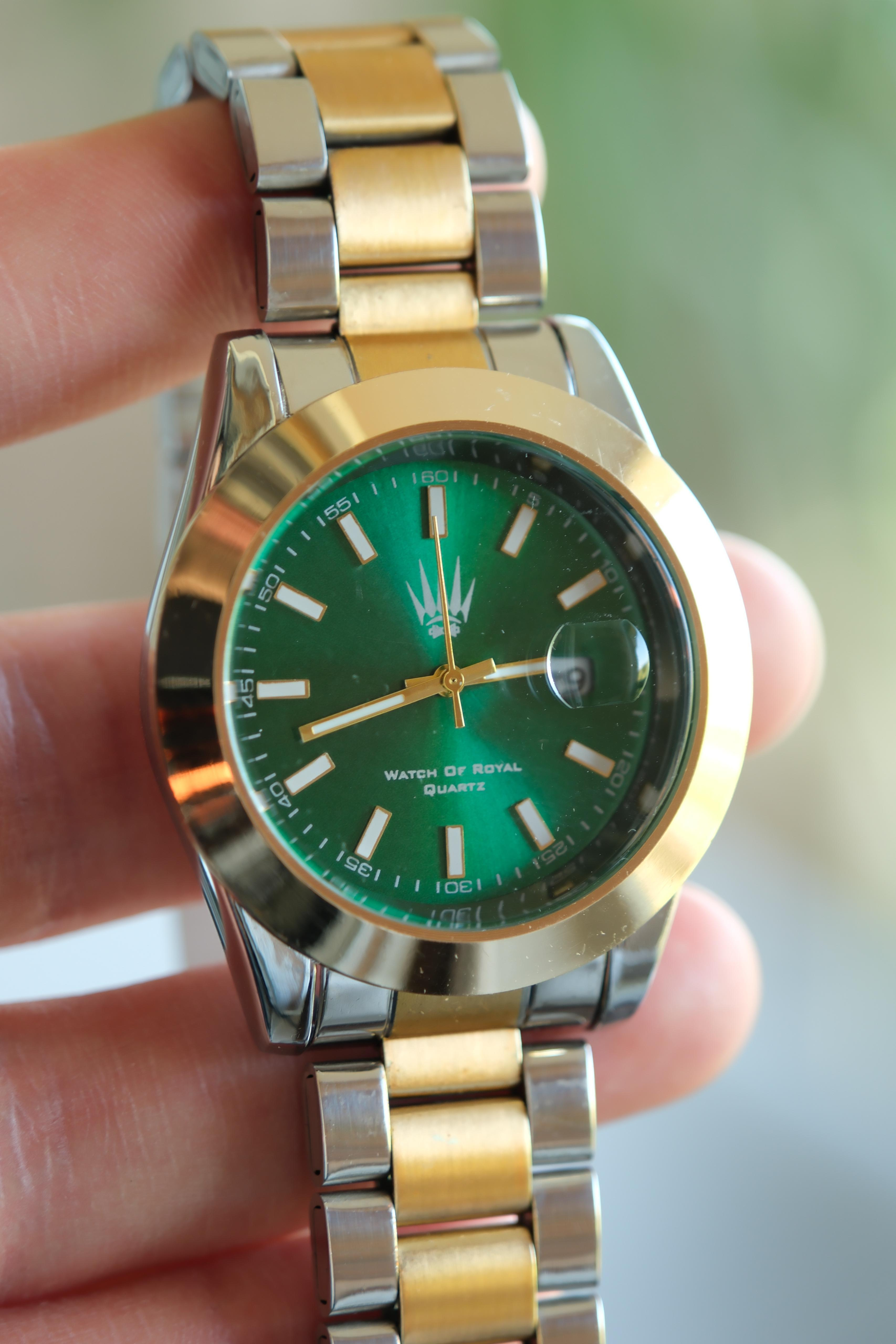 İsimsiz Silver Gold Yeşil Siyah Kol SaatiWatchesWATCHOFROYALnobledateİsimsiz Silver Gold Yeşil Siyah Kol Saati