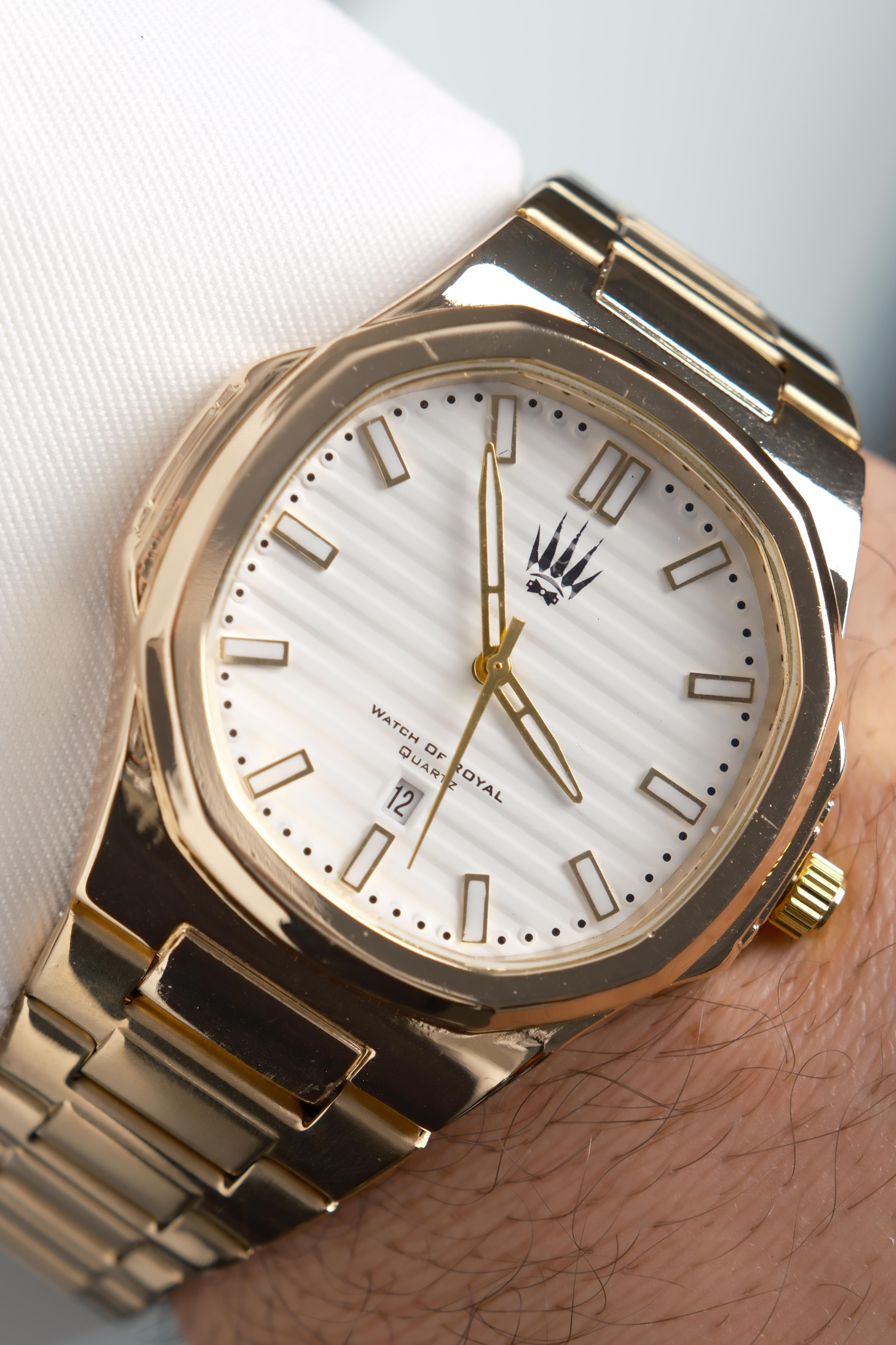 isimsiz Gold Beyaz Kol SaatiWatchesWATCHOFROYALNovatickisimsiz Gold Beyaz Kol Saati