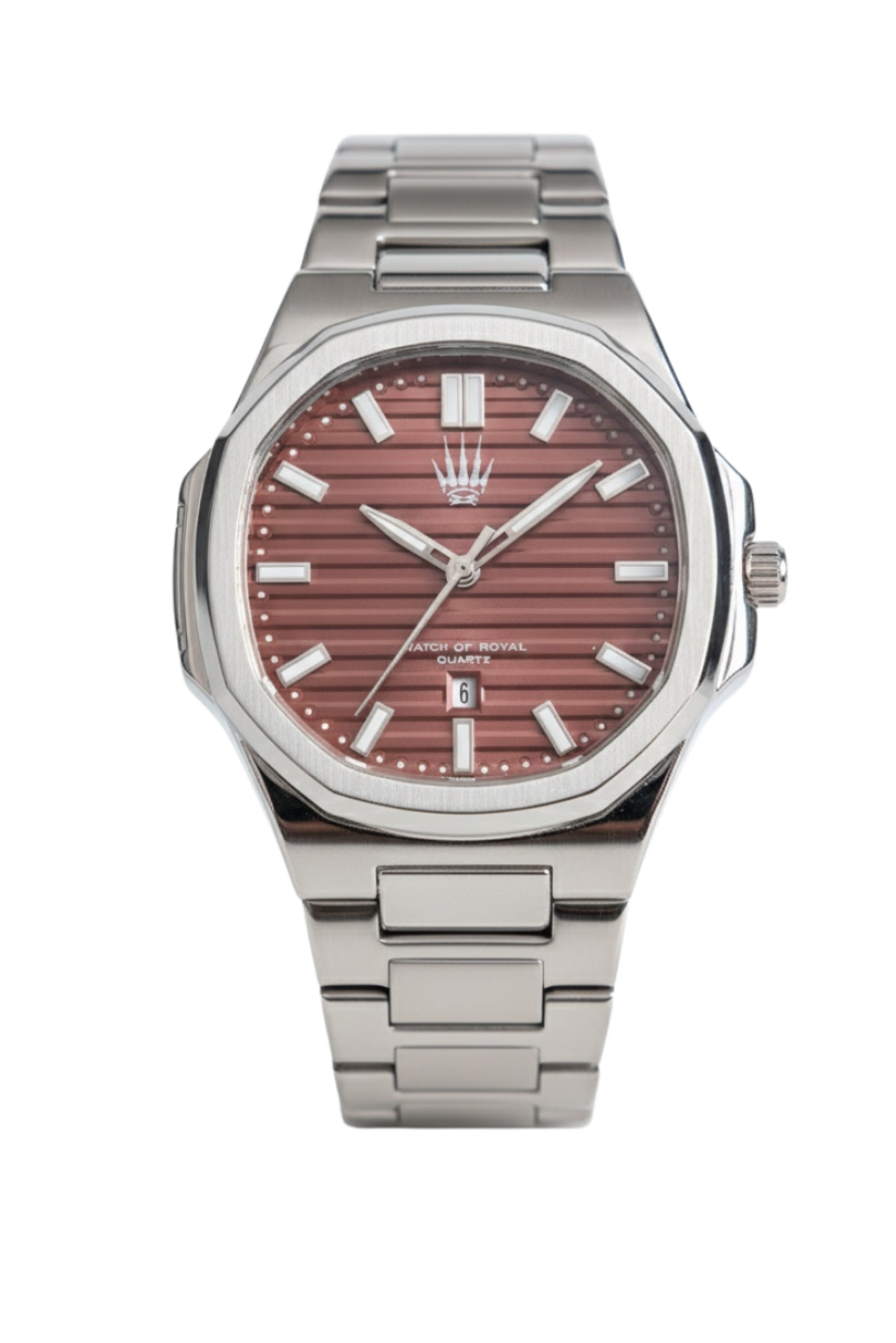 isimsiz Silver Bordo Kol SaatiWatchesWATCHOFROYALNovatickisimsiz Silver Bordo Kol Saati