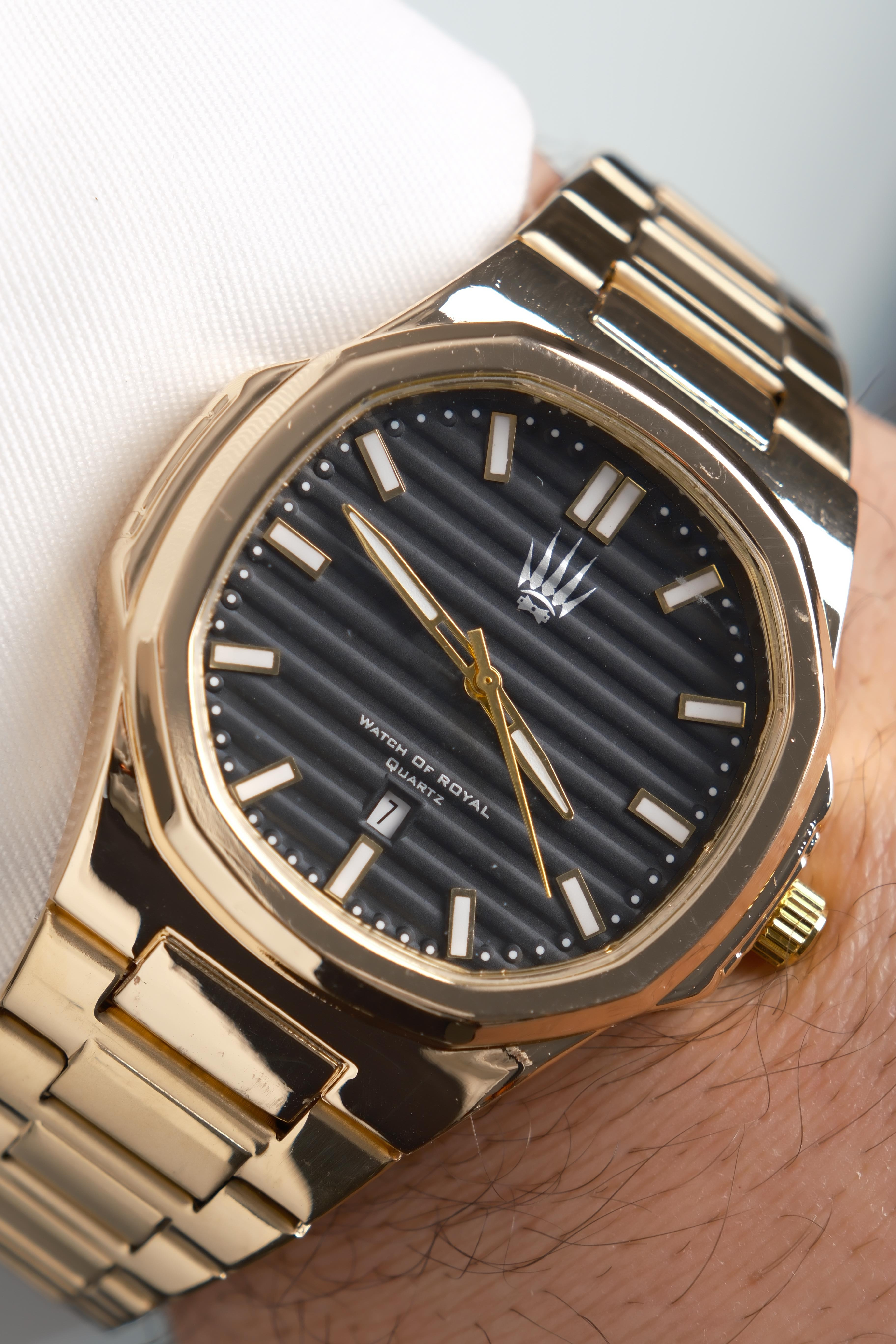 isimsiz Gold Siyah Kol SaatiWatchesWATCHOFROYALNovatickisimsiz Gold Siyah Kol Saati