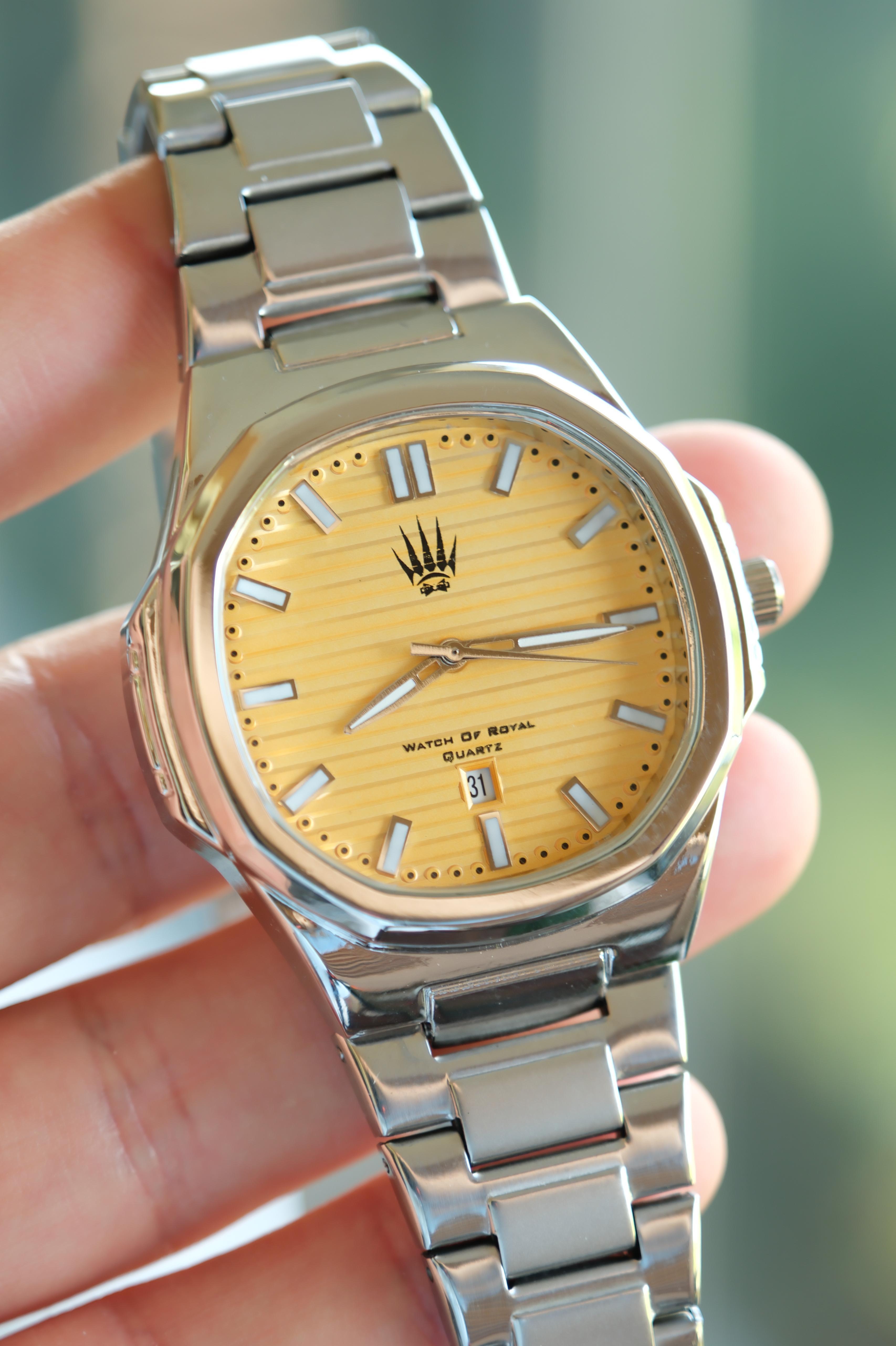 isimsiz Silver Sarı Kol SaatiWatchesWATCHOFROYALNovatickisimsiz Silver Sarı Kol Saati