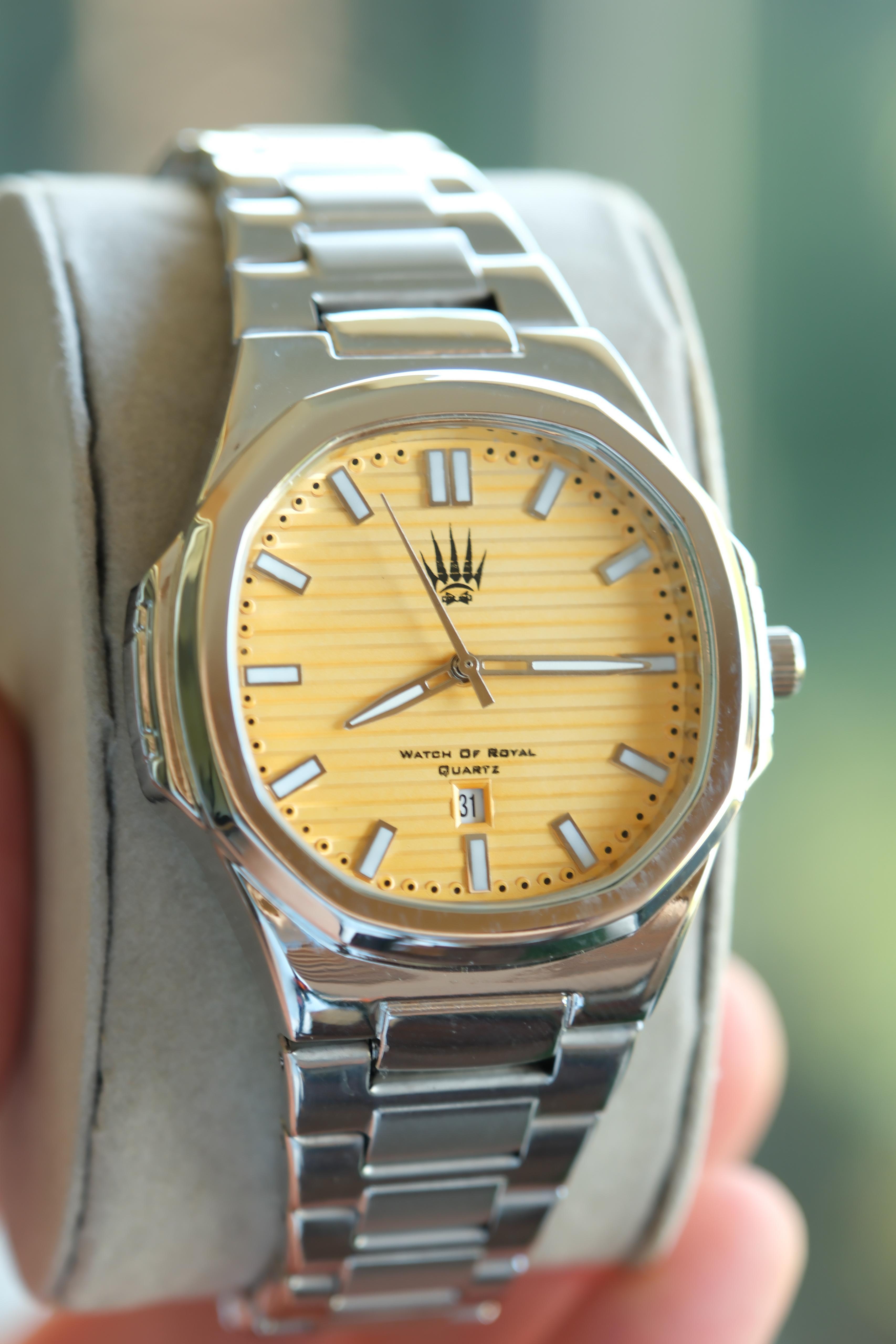 isimsiz Silver Sarı Kol SaatiWatchesWATCHOFROYALNovatickisimsiz Silver Sarı Kol Saati