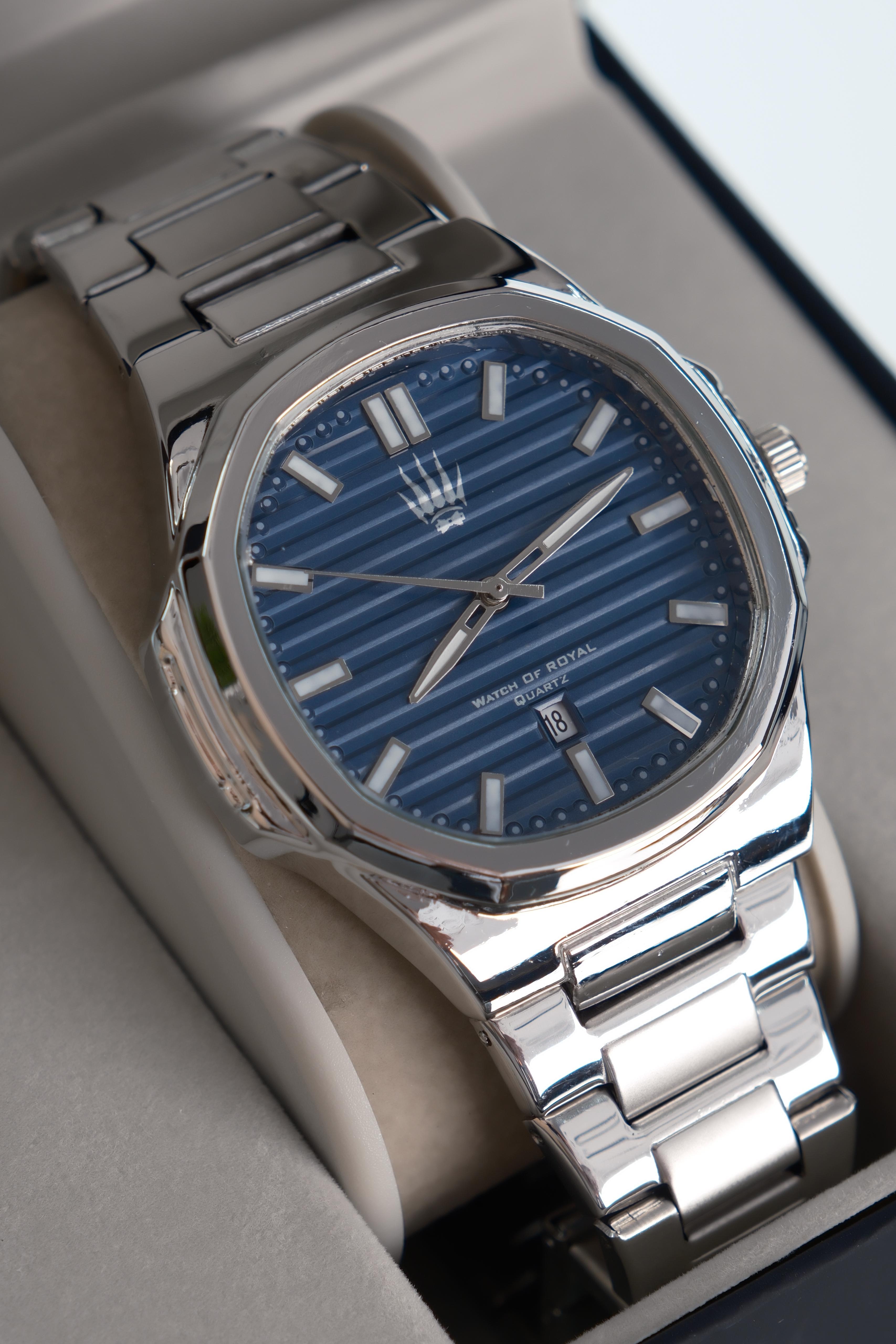 Novatick Silver Lacivert Kol SaatiWatchesWATCHOFROYALNovatickNovatick Silver Lacivert Kol Saati