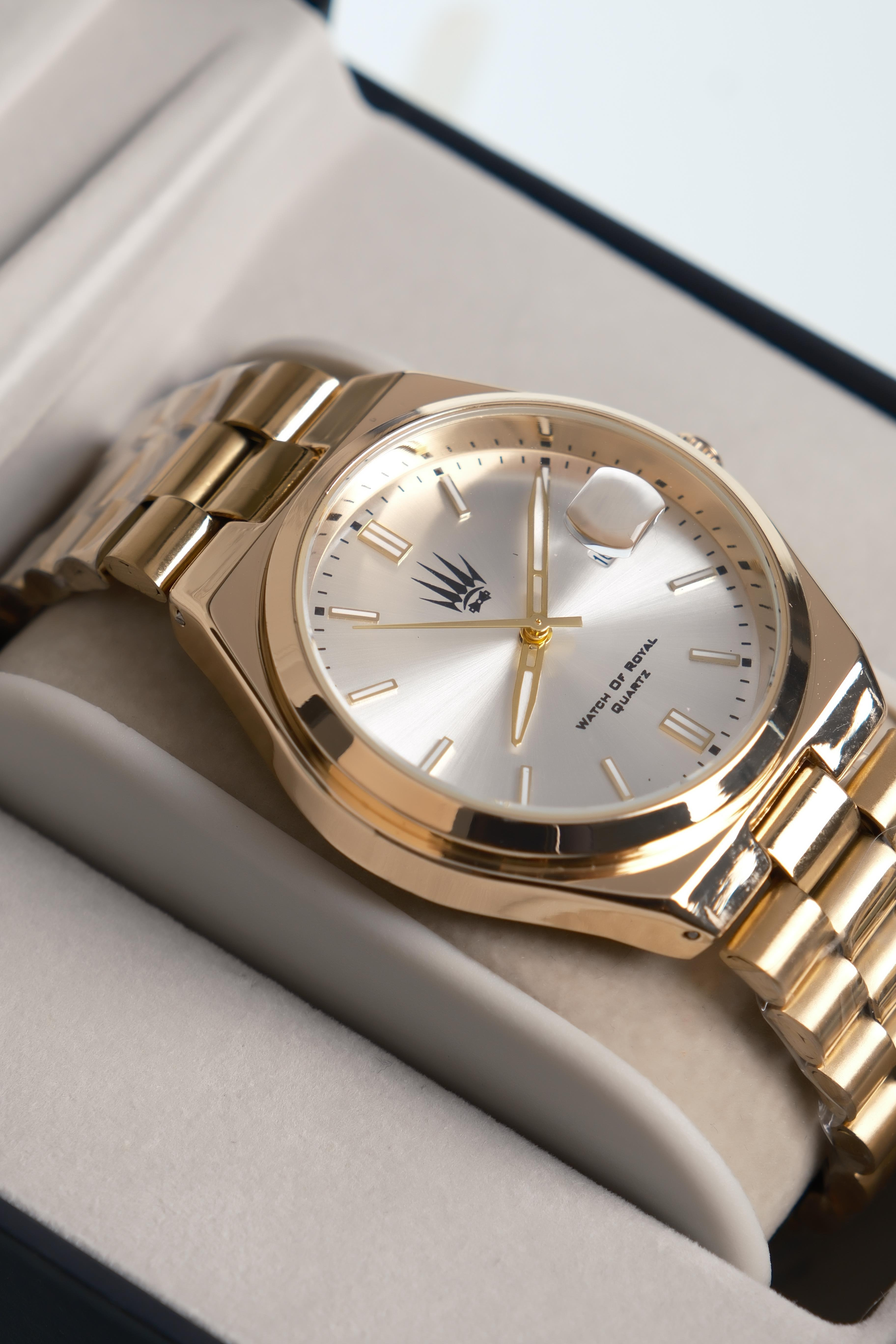 Ocean Gold White Kol SaatiWatchesWATCHOFROYALOceanOcean Gold White Kol Saati