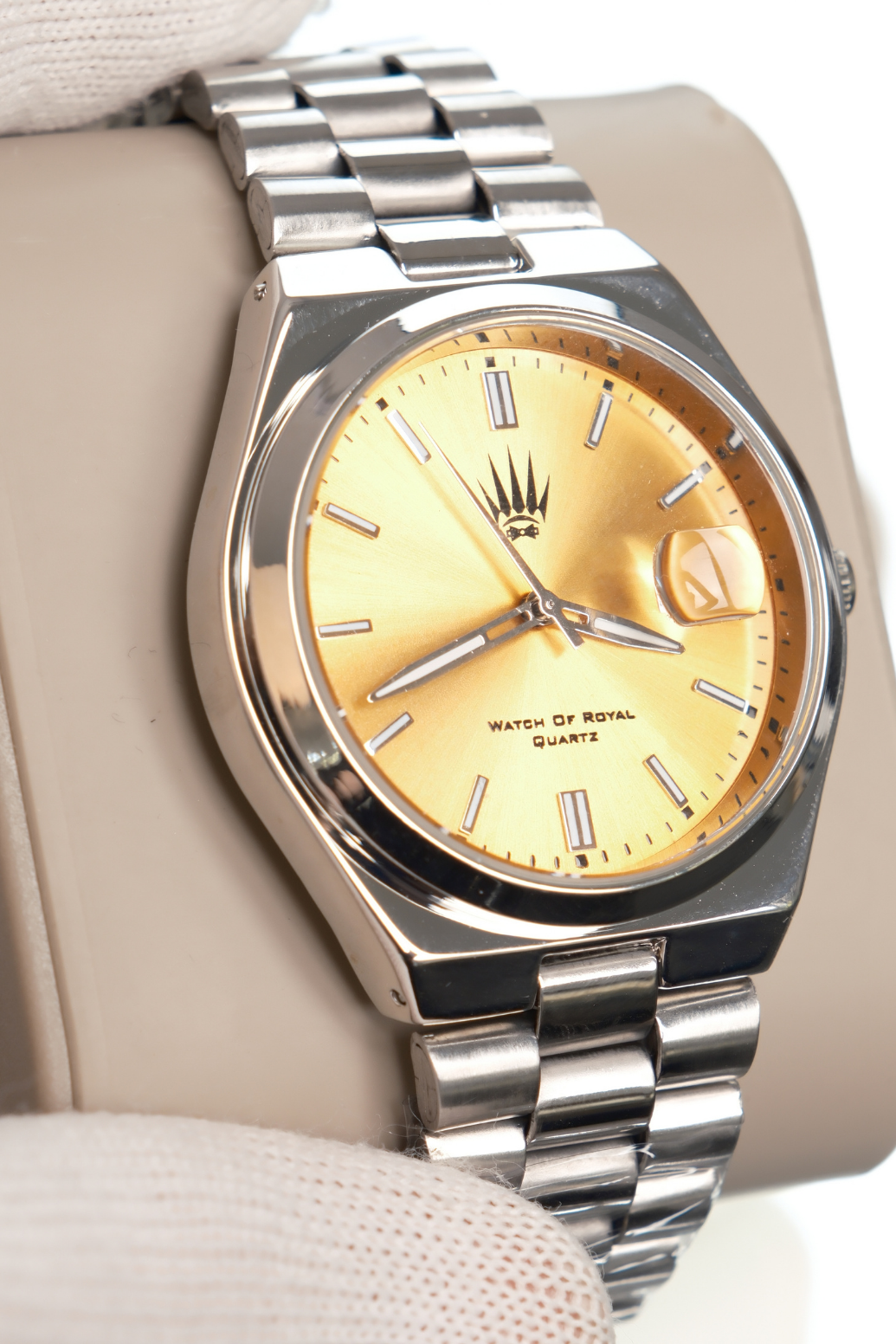 Ocean Silver Yellow Kol SaatiWatchesWATCHOFROYALOceanOcean Silver Yellow Kol Saati