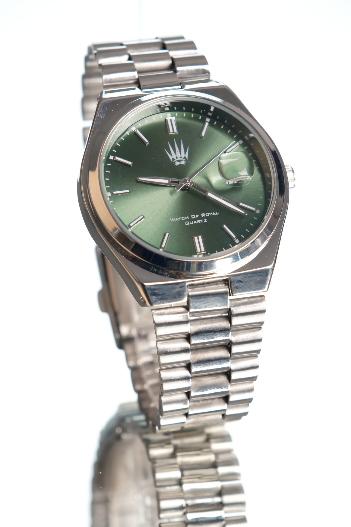 Ocean Silver Green Kol SaatiWatchesWATCHOFROYALOceanOcean Silver Green Kol Saati