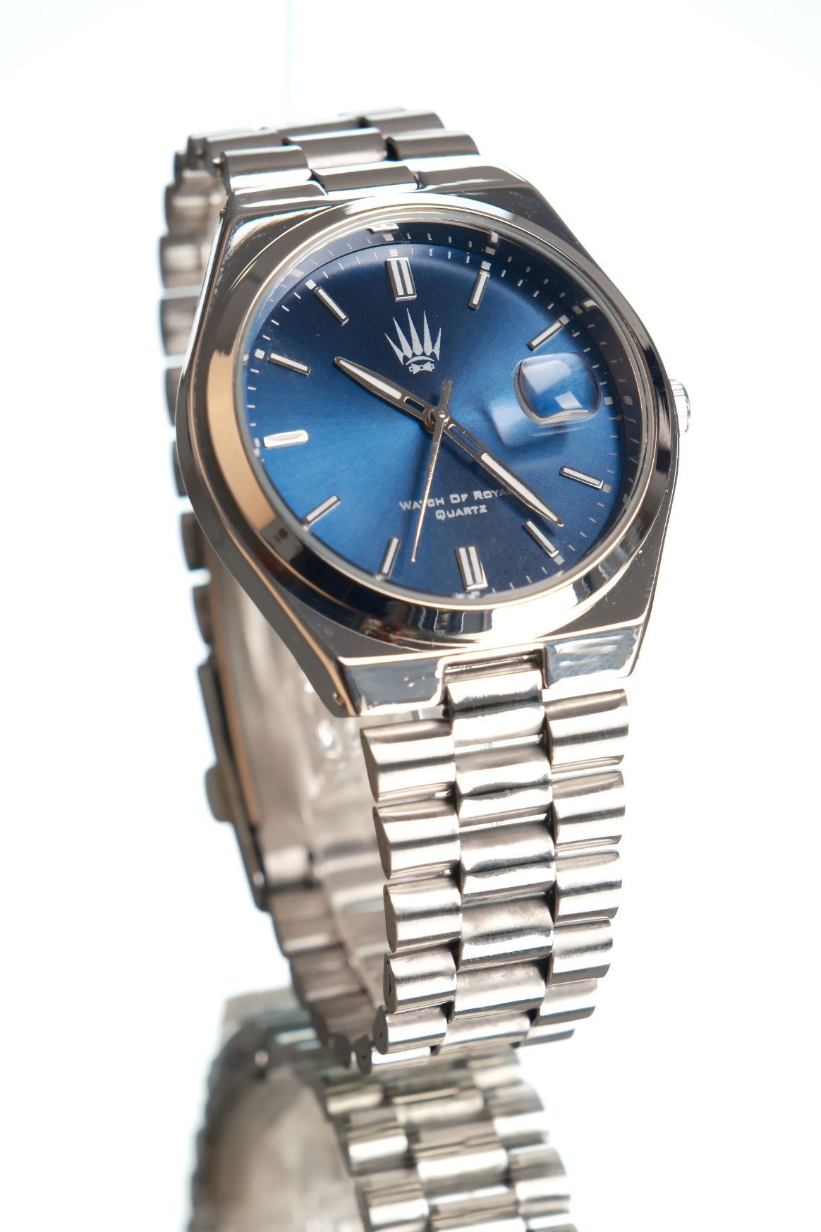 Ocean Silver Blue Kol SaatiWatchesWATCHOFROYALOceanOcean Silver Blue Kol Saati