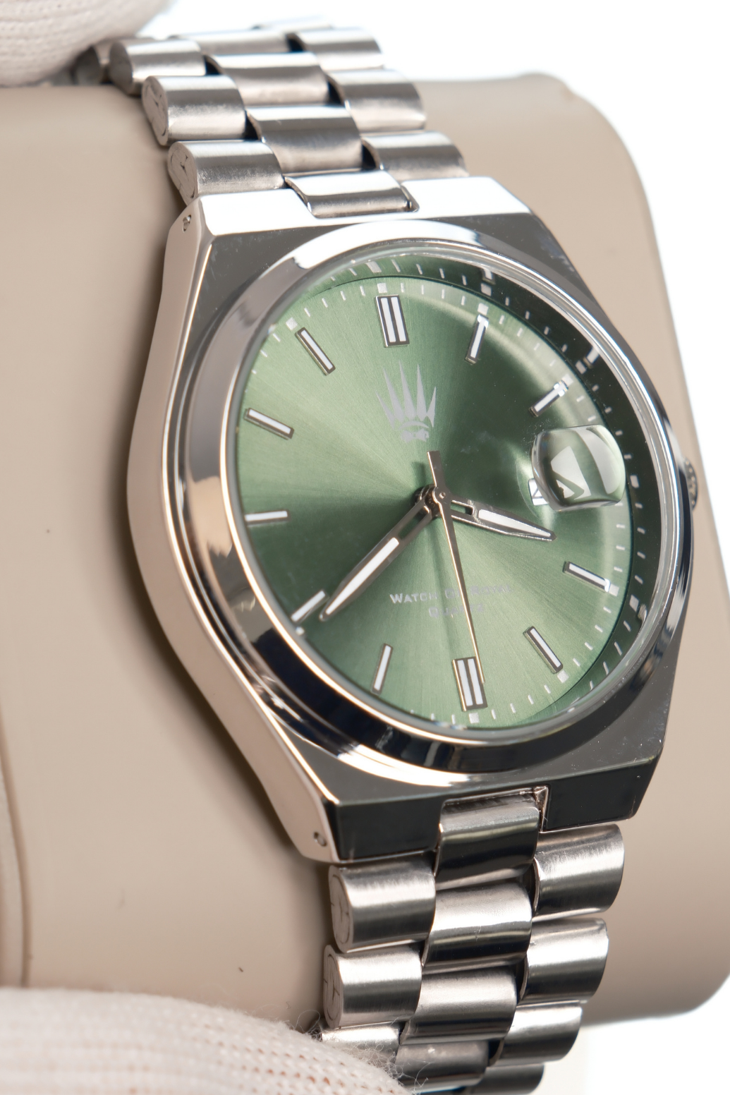 Ocean Silver Green Kol SaatiWatchesWATCHOFROYALOceanOcean Silver Green Kol Saati