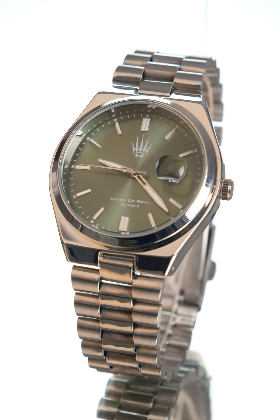 Ocean Silver Green Kol SaatiWatchesWATCHOFROYALOceanOcean Silver Green Kol Saati