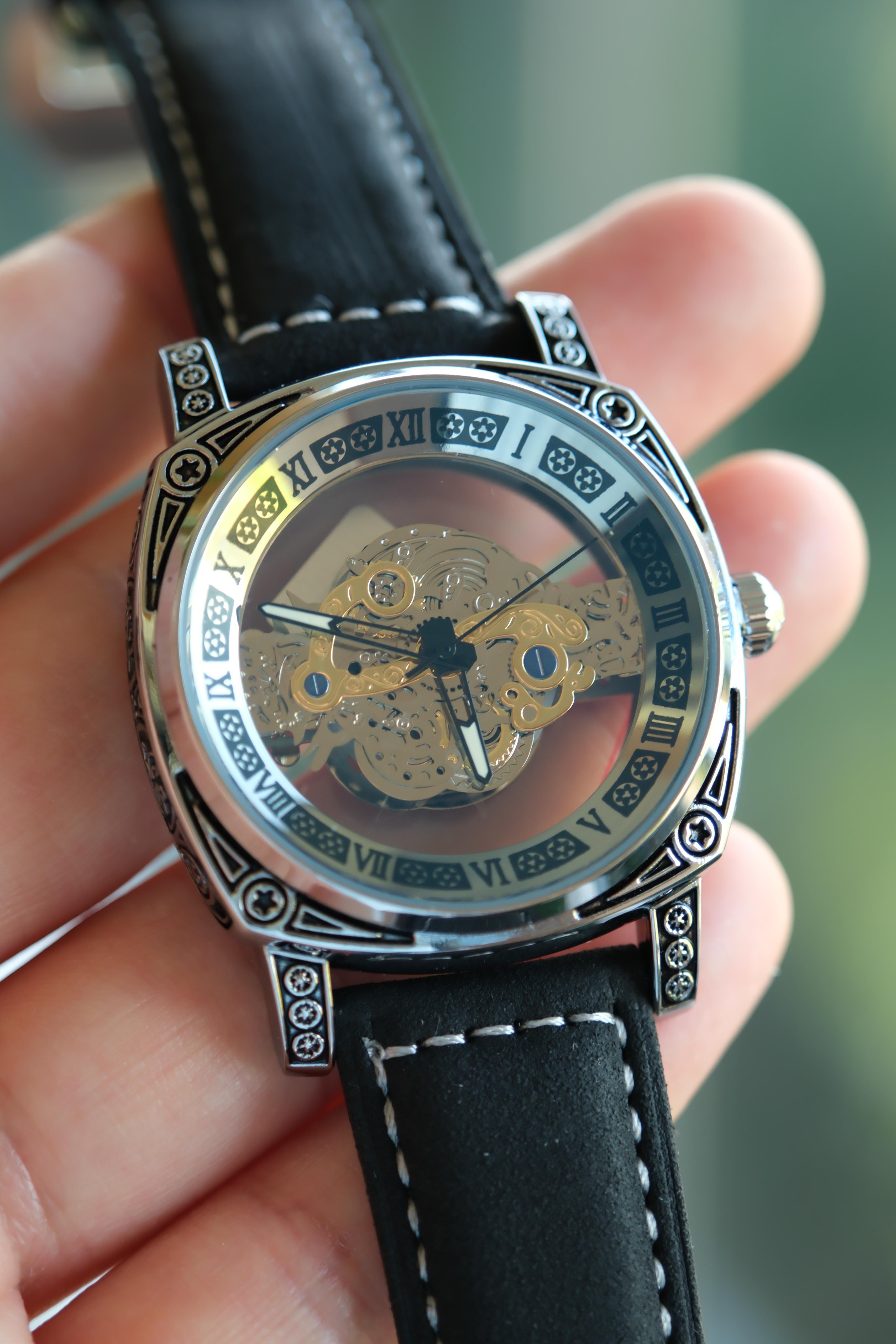 Peerless Leather Silver Kol SaatiWatchesWATCHOFROYALPEERLESS Peerless Leather Silver Kol Saati