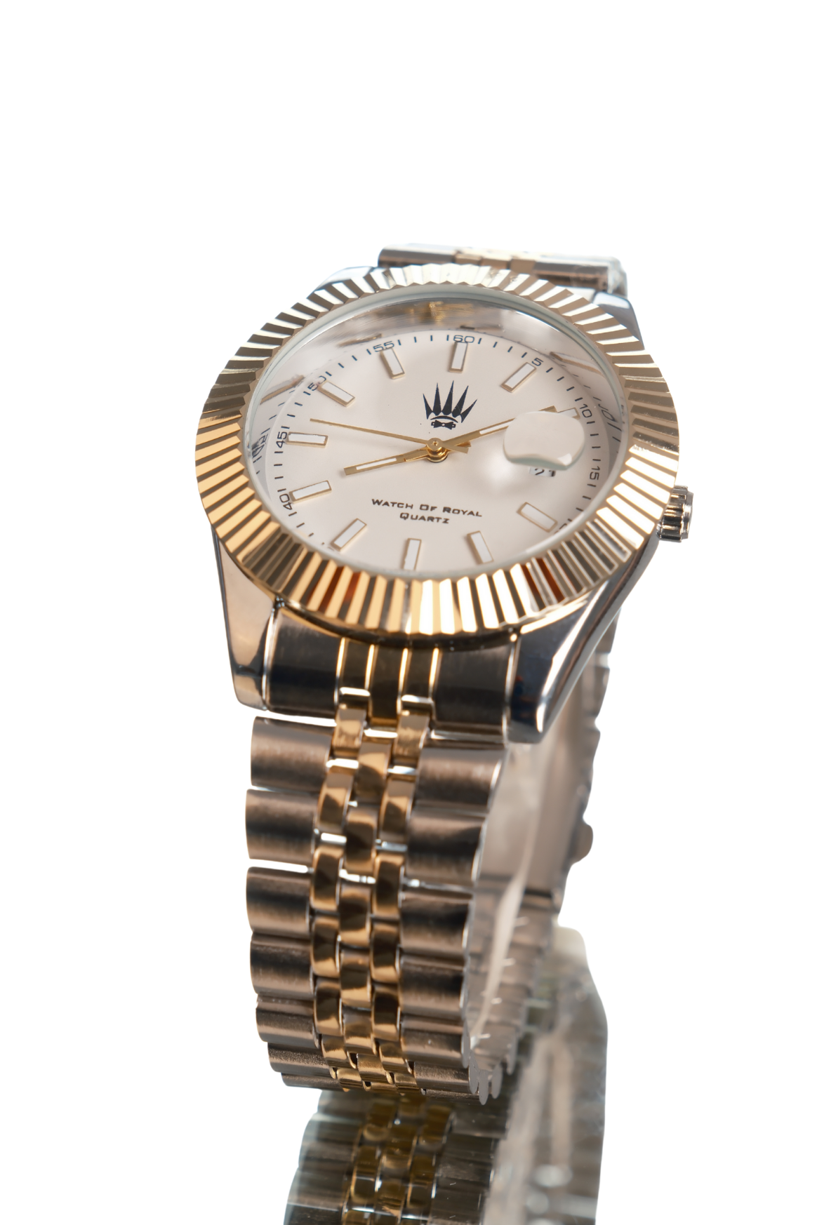 Quantum Silver Gold White Kol SaatiWatchesWATCHOFROYALQuantumQuantum Silver Gold White Kol Saati