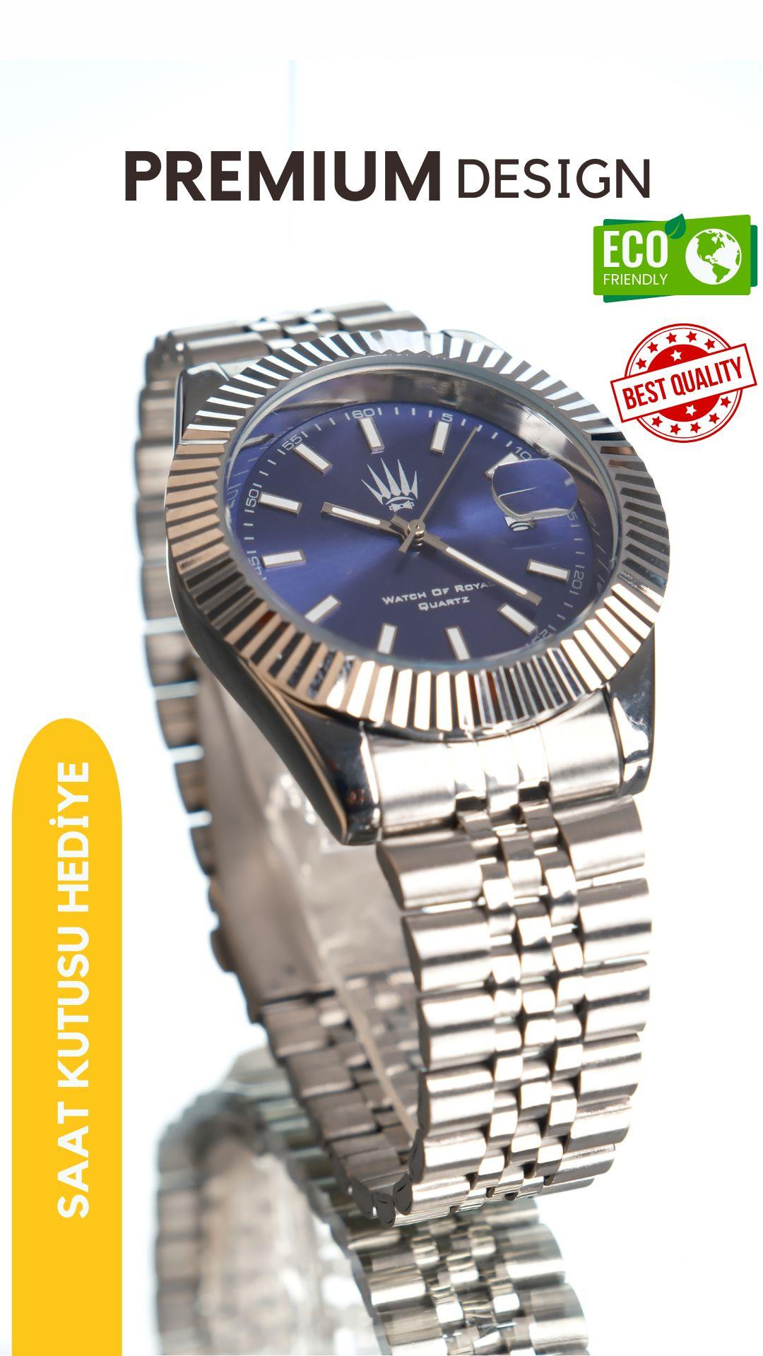 Quantum Silver Blue Kol SaatiWatchesWATCHOFROYALQuantumQuantum Silver Blue Kol Saati