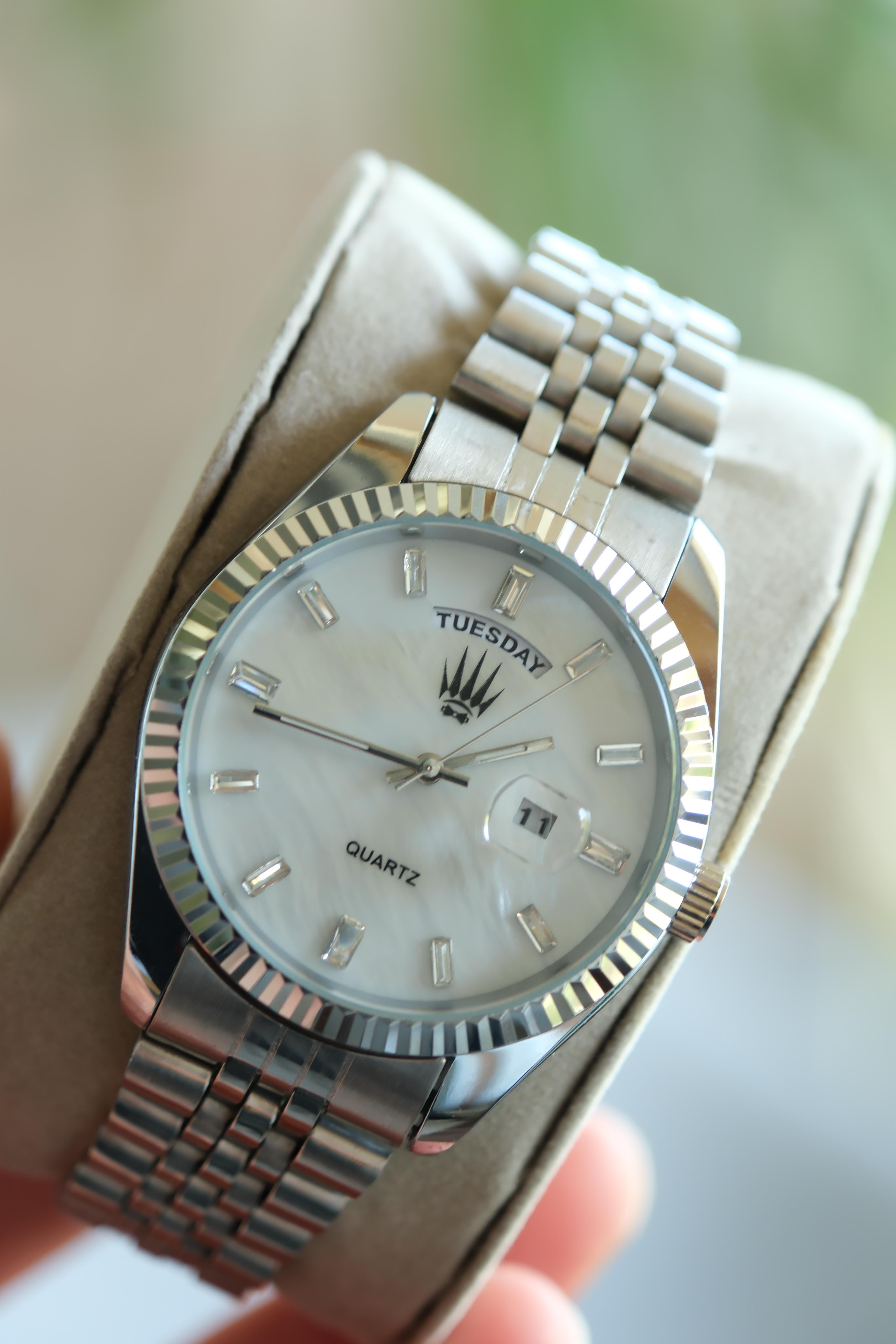 Royal date Silver White Kol SaatiWatchesWATCHOFROYALRoyaldateRoyal date Silver White Kol Saati