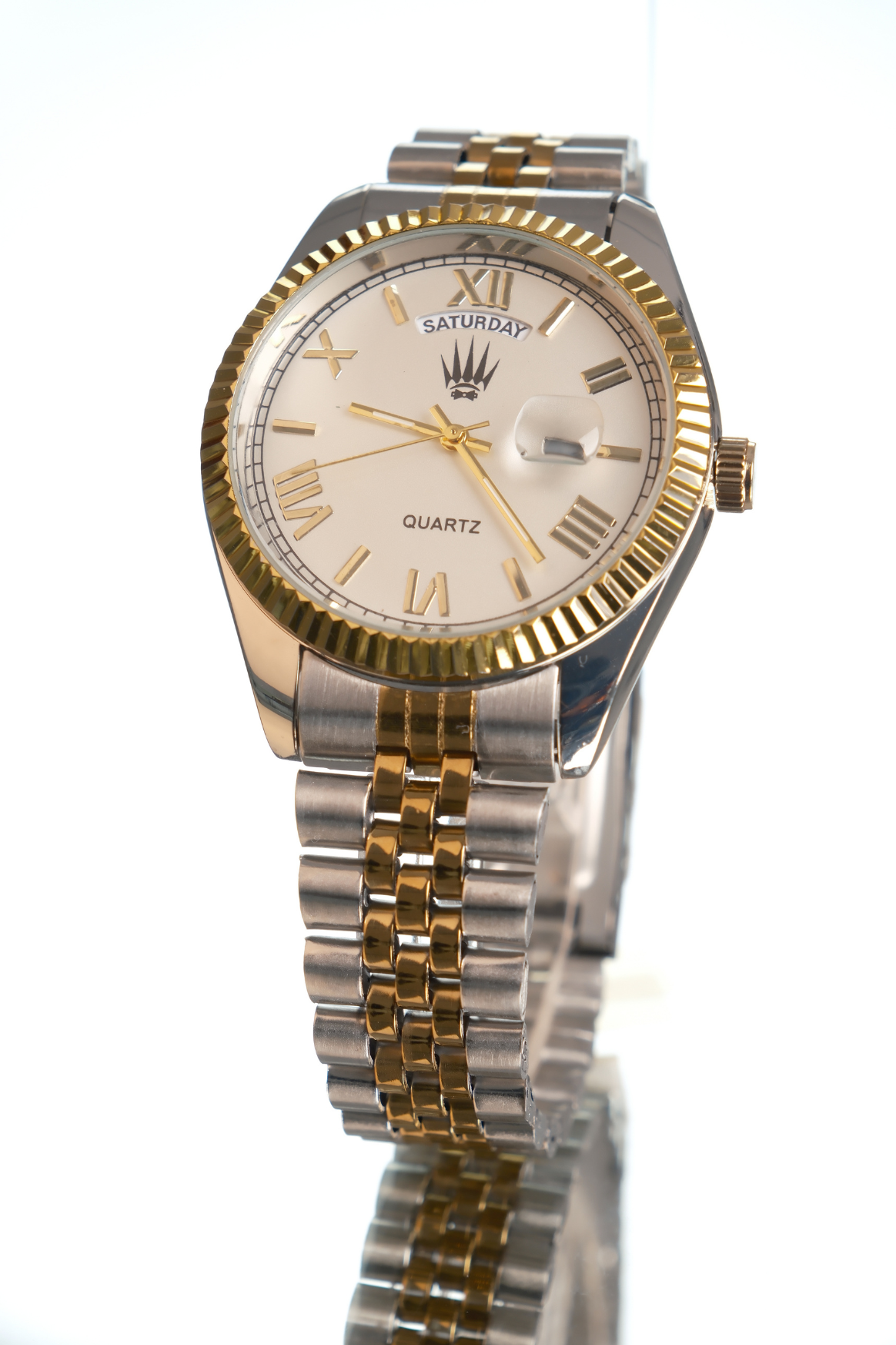 Royal date Silver Gold White Kol SaatiWatchesWATCHOFROYALRoyaldateRoyal date Silver Gold White Kol Saati