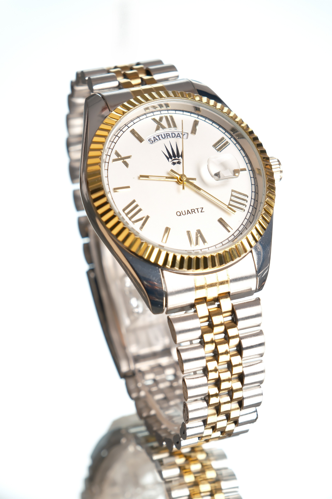 Royal date Silver Gold White Kol SaatiWatchesWATCHOFROYALRoyaldateRoyal date Silver Gold White Kol Saati