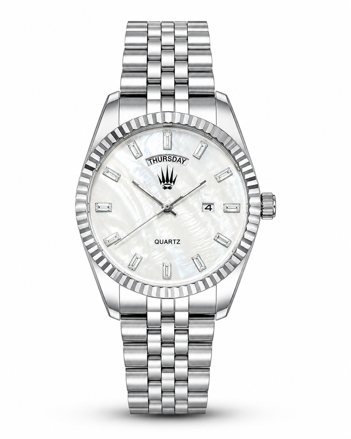 Royal date Silver White Kol SaatiWatchesWATCHOFROYALRoyaldateRoyal date Silver White Kol Saati